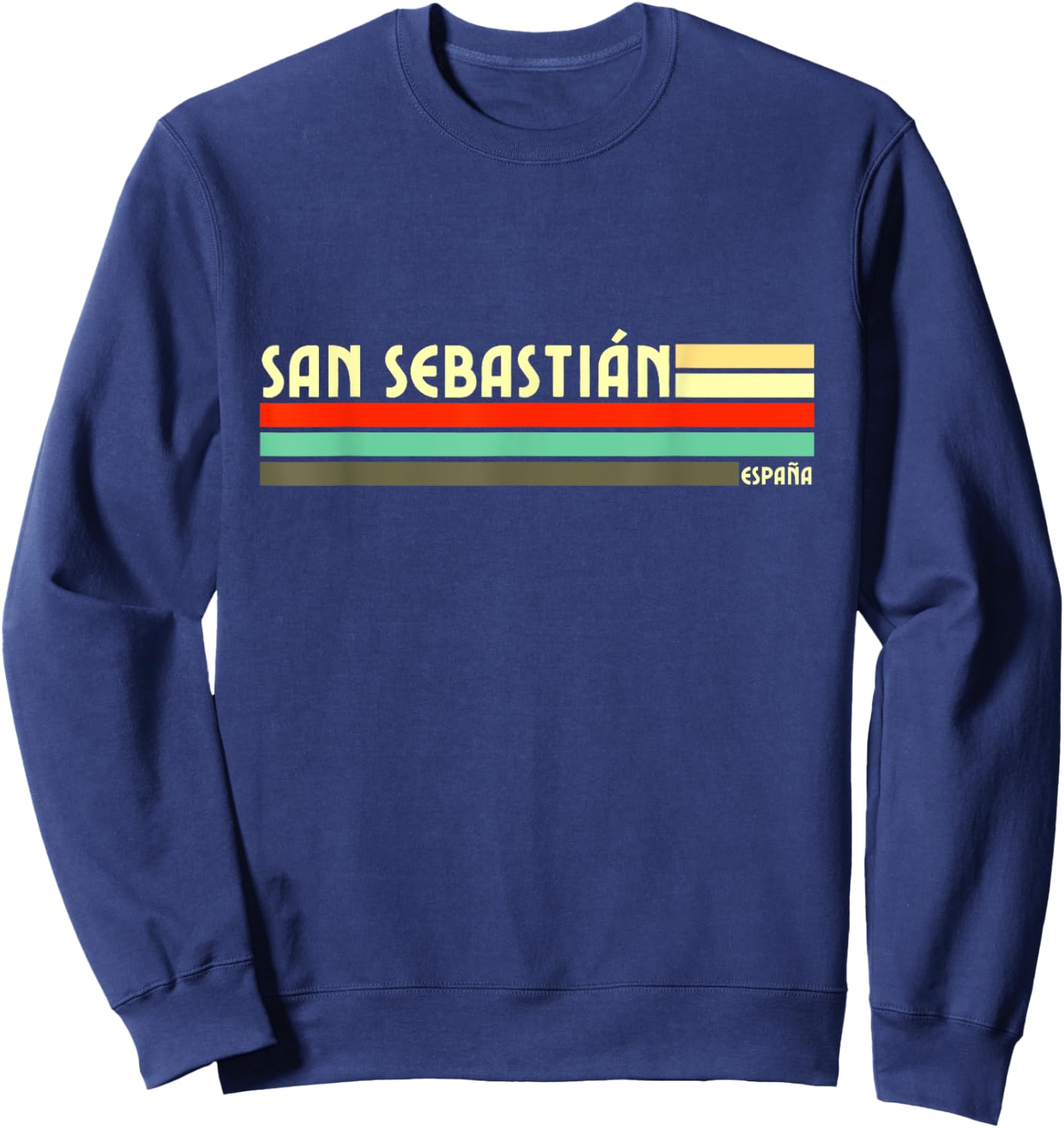 Retro Vintage San Sebastián Sweatshirt - Sweatshirt | Navy