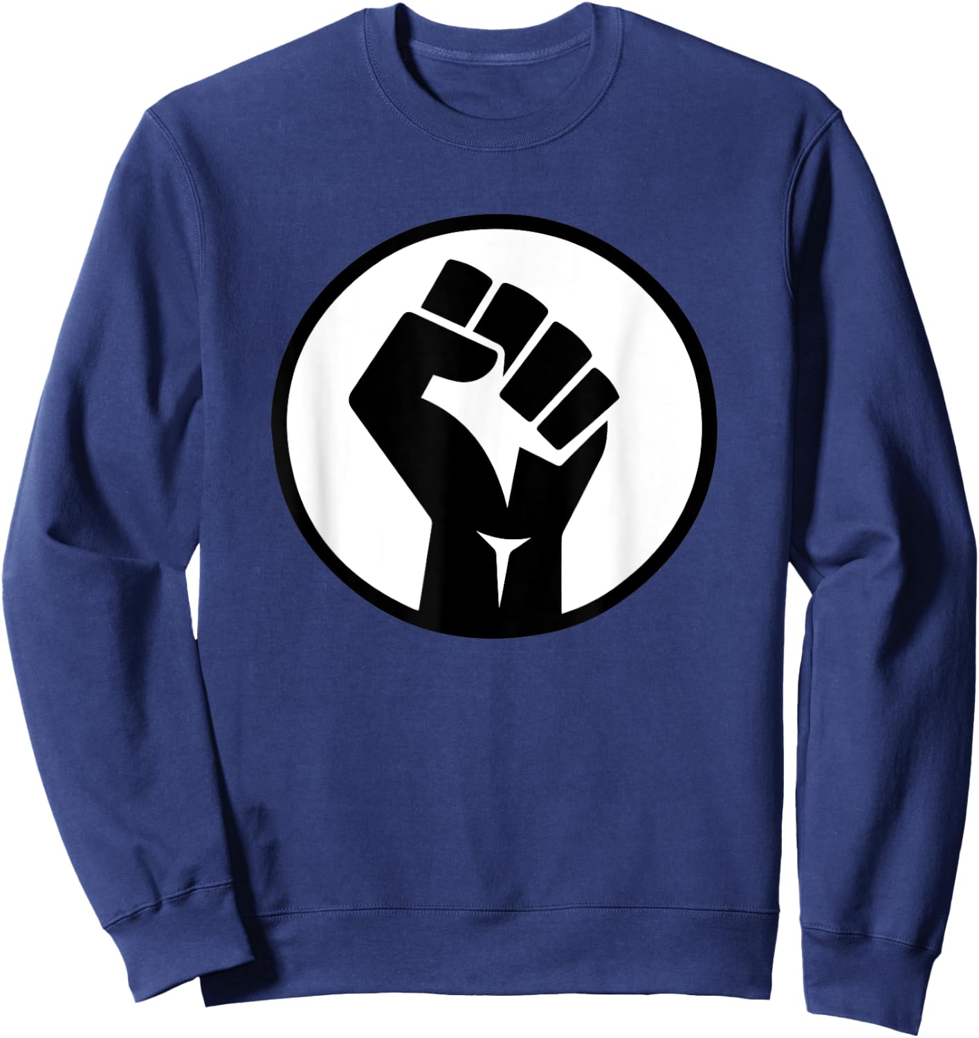 Black Power Fist Sweatshirt - Sweatshirt | Navy