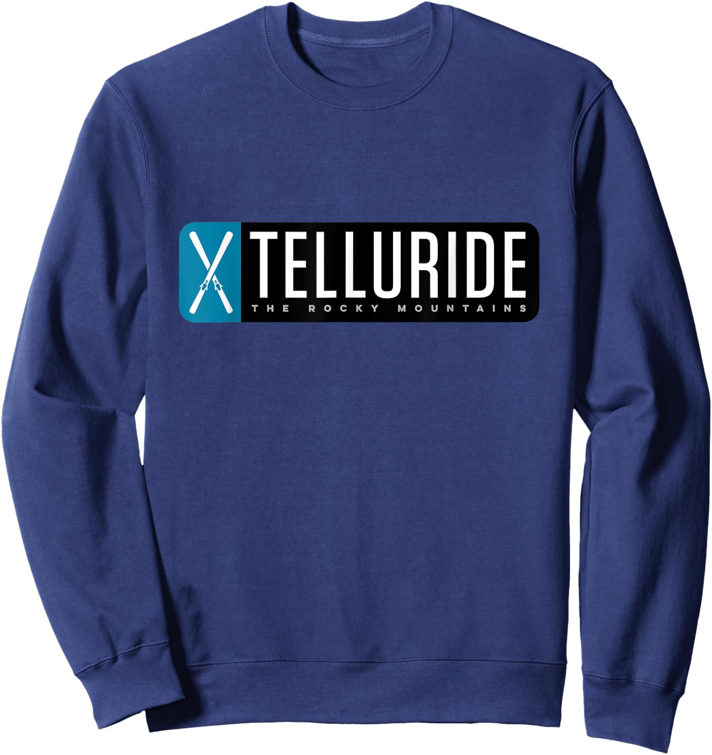 Telluride Colorado Mountain Ski Sweatshirt - Sweatshirt | Navy