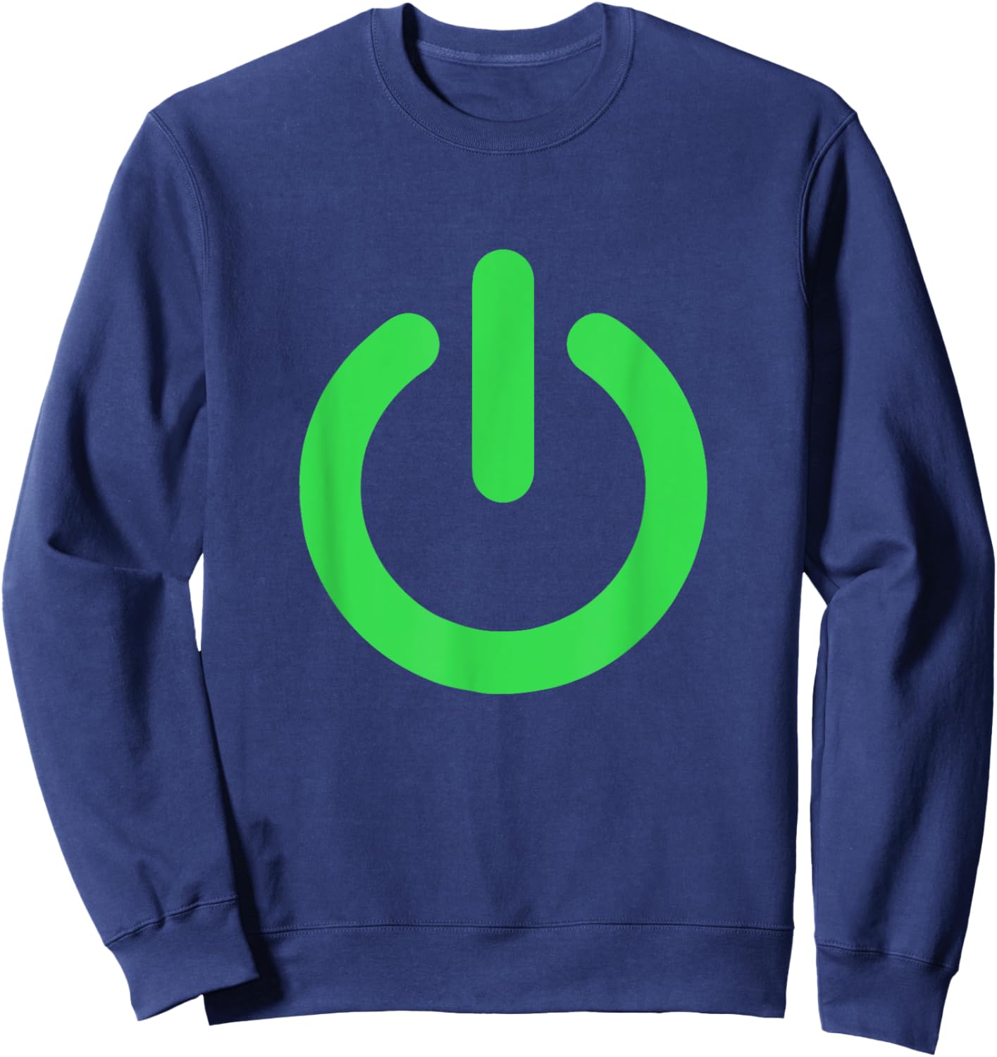 Power Button & Gifts Power Button Sweatshirt - Sweatshirt | Navy