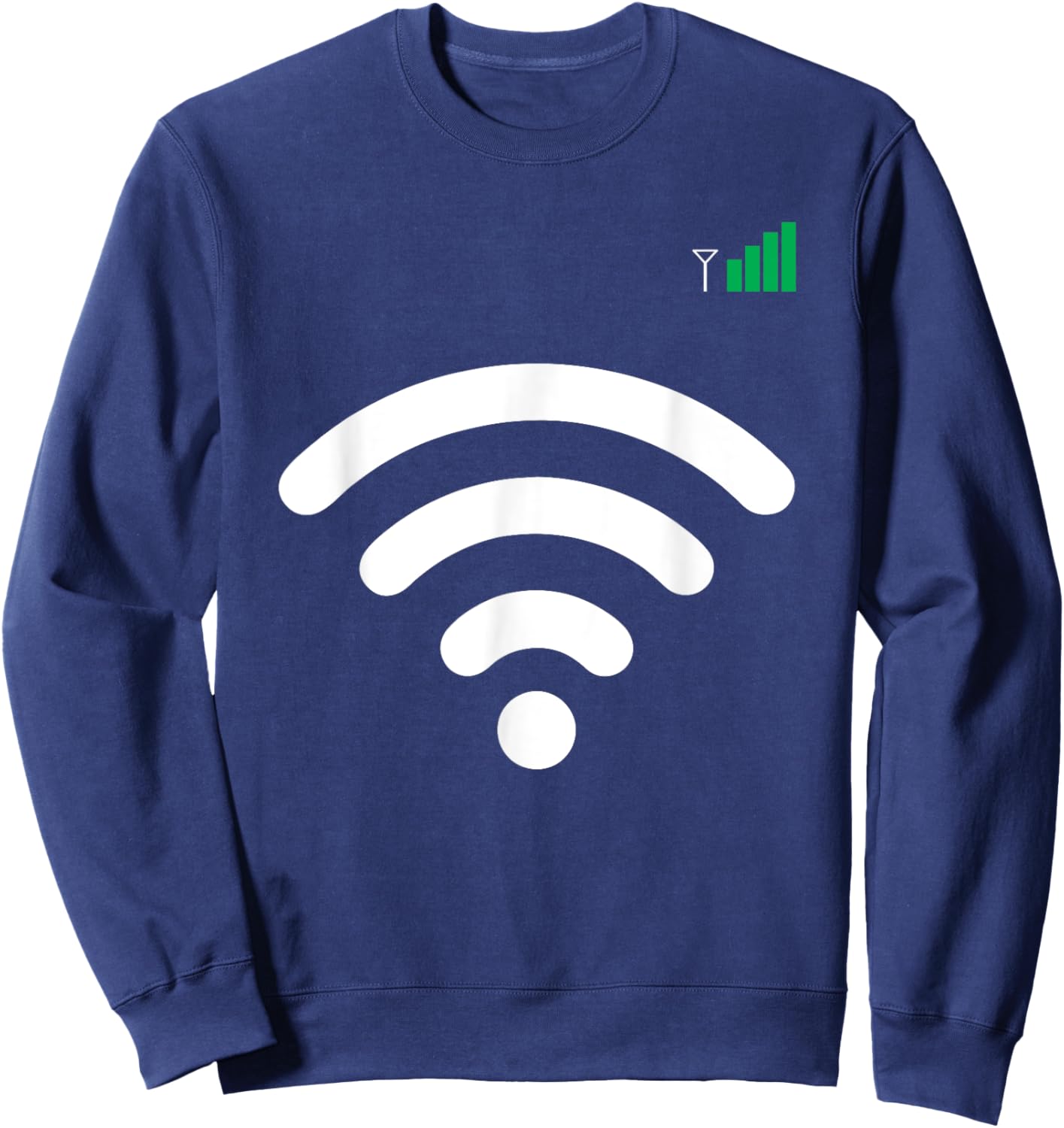 I'm WiFi Router Funny IT Network Engineer Halloween Costume Sweatshirt - Sweatshirt | Navy