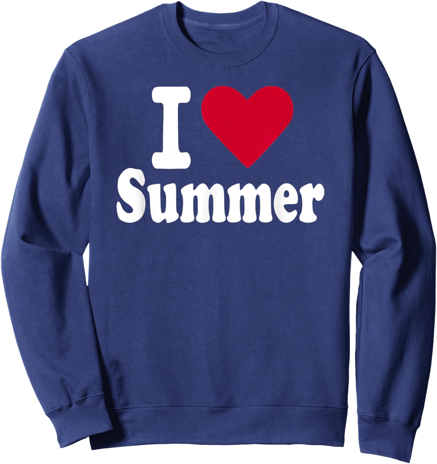 I love summer Sweatshirt - Sweatshirt | Navy