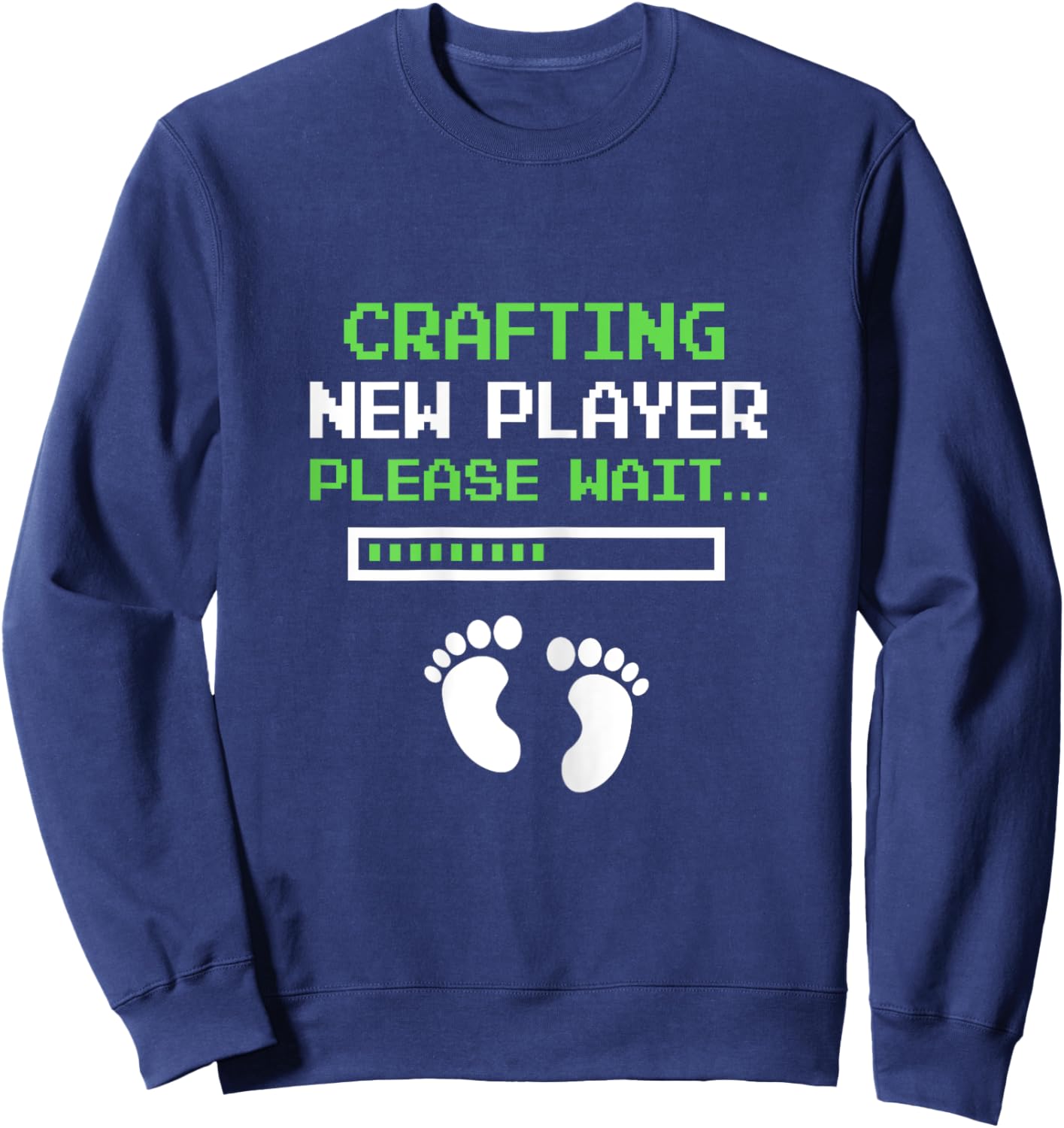 Funny Pregnancy Reveal for Mom and Dad Expecting Baby Sweatshirt - Sweatshirt | Navy