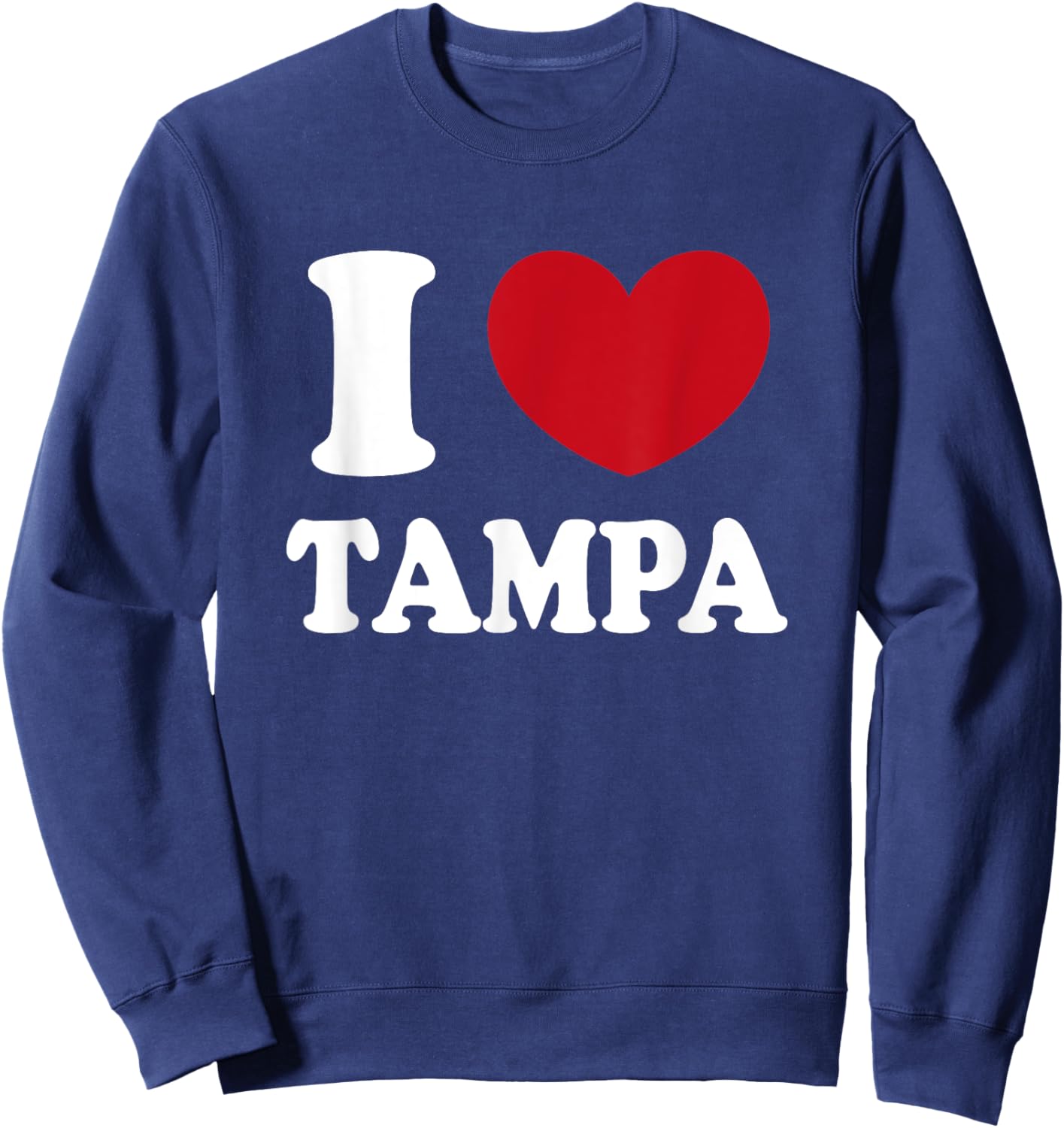 I Love Tampa Sweatshirt - Sweatshirt | Navy