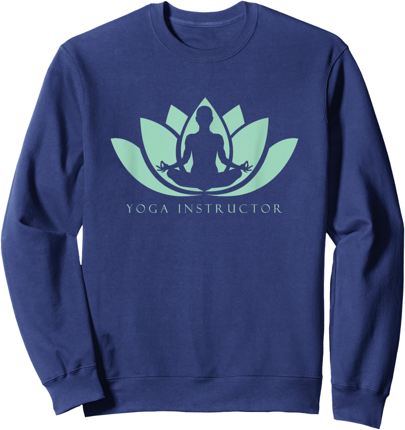 Yoga Instructor Trainer | Teacher Namaste Yoga Women Sweatshirt - Sweatshirt | Navy