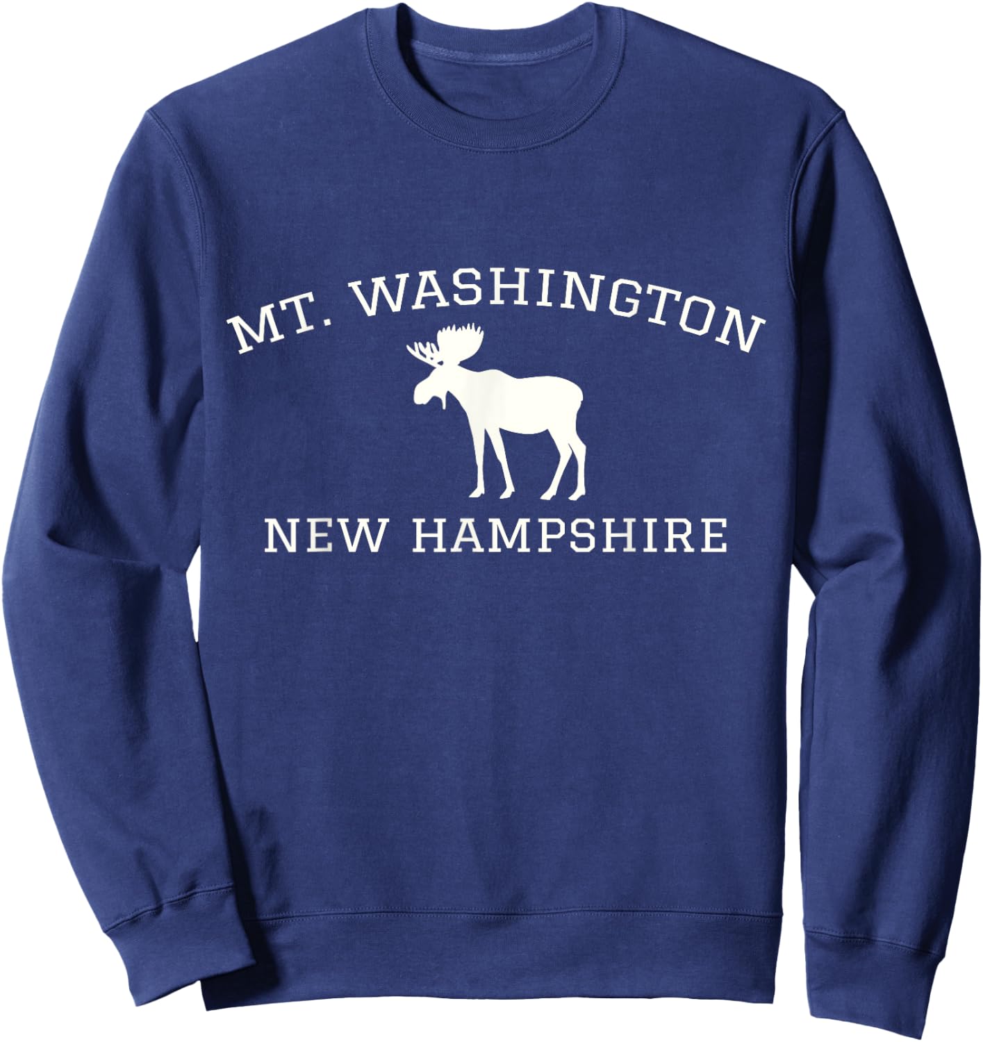 Mount Washington NH Moose Premium Sweatshirt - Sweatshirt | Navy