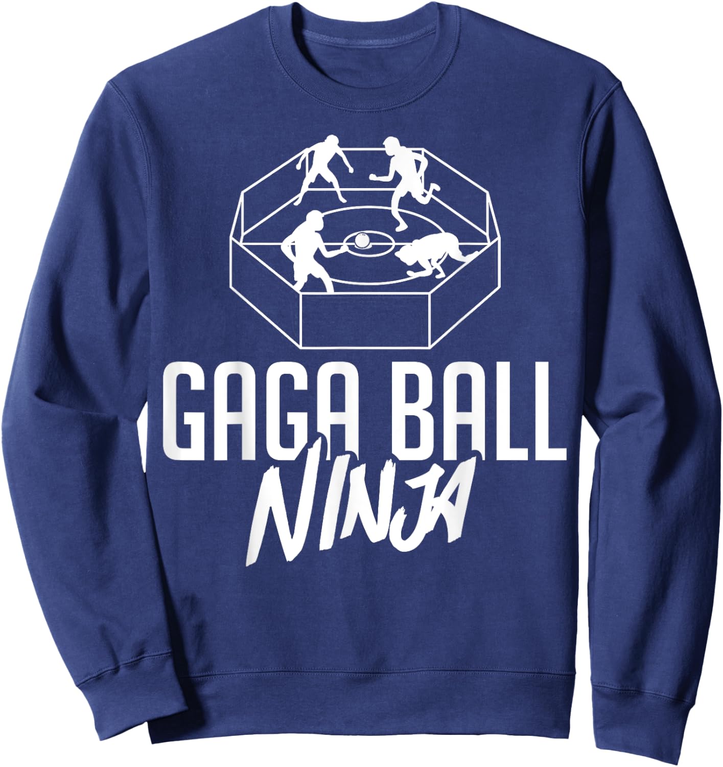 Gaga Ball Pit Kit Dodgeball Game Sweatshirt - Sweatshirt | Navy