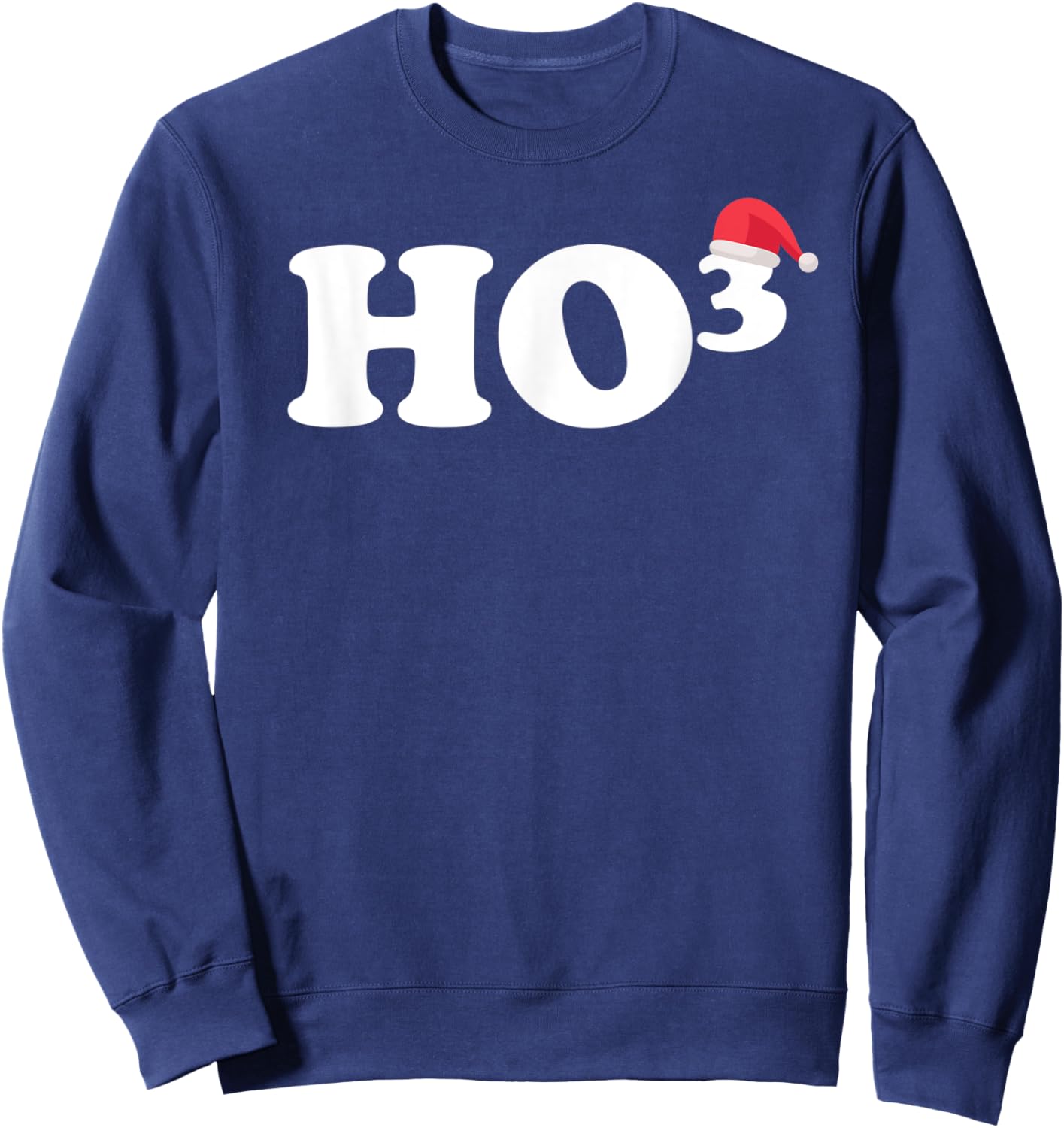 Ho 3 Christmas Sweatshirt - Sweatshirt | Navy