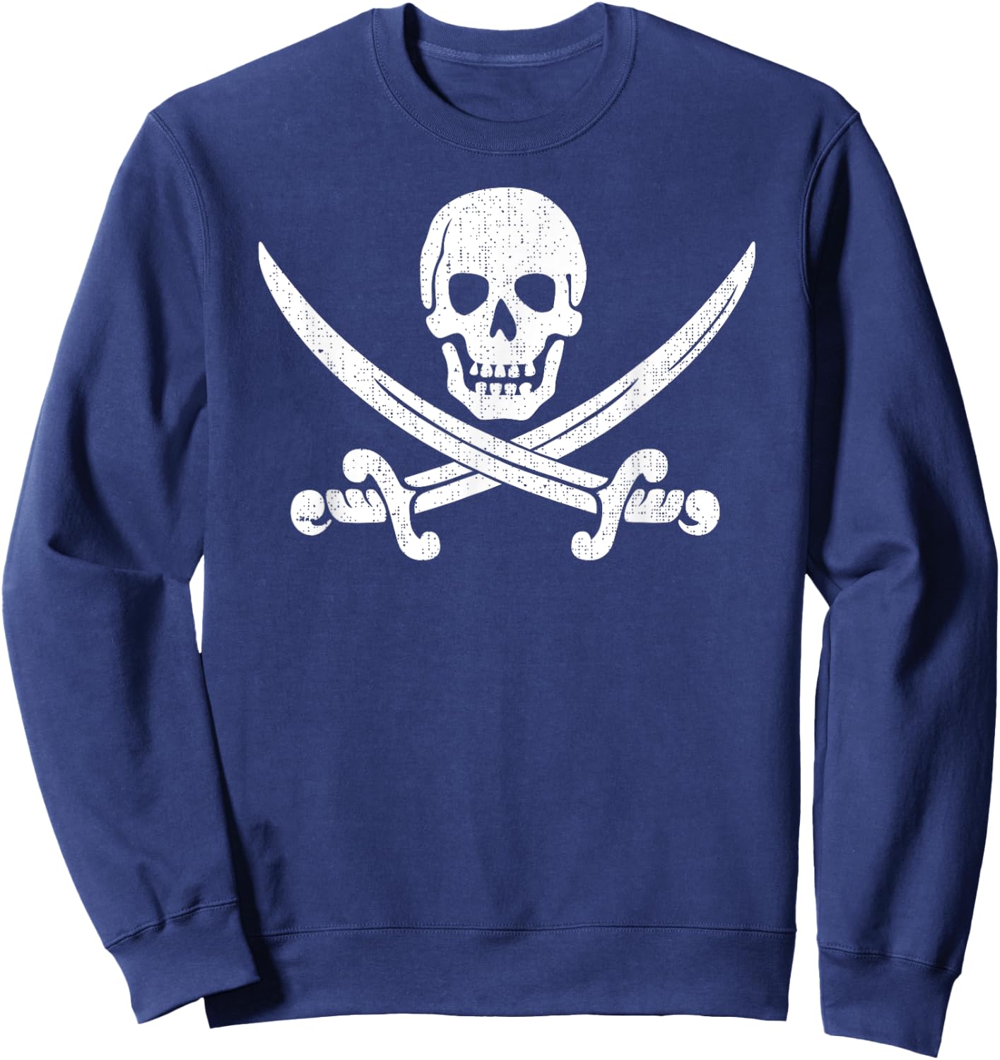 Skull Crossbones Pirate shirts Sweatshirt - Sweatshirt | Navy