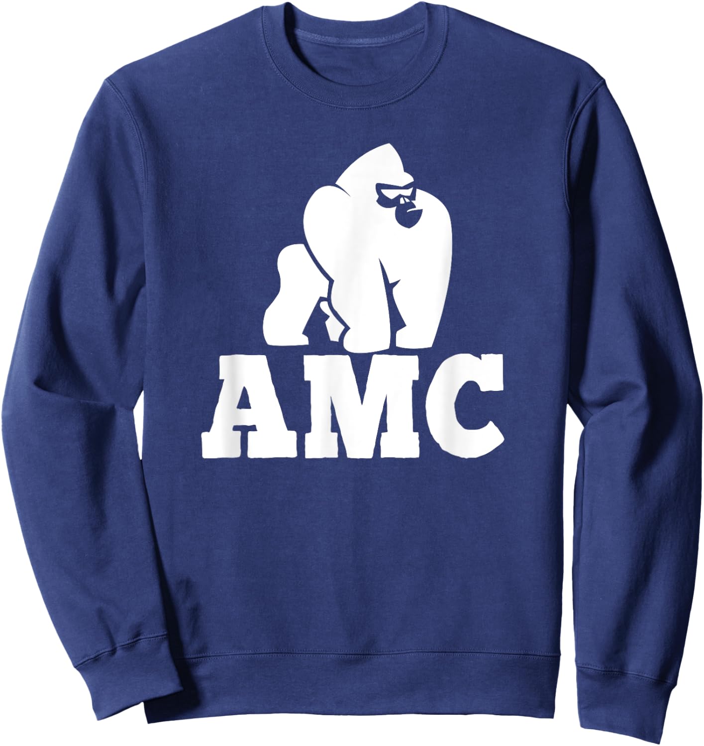 AMC - Apes Together Strong - Stock Hodl To The Moon Sweatshirt - Sweatshirt | Navy