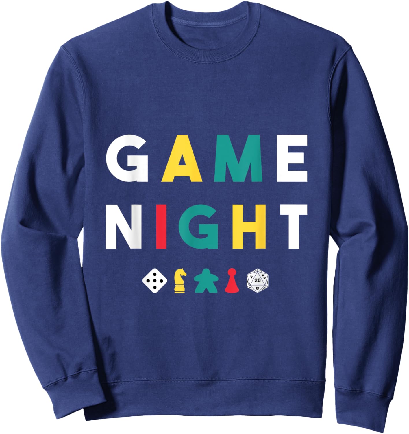 Funny Game Night Host Sweatshirt - Sweatshirt | Navy