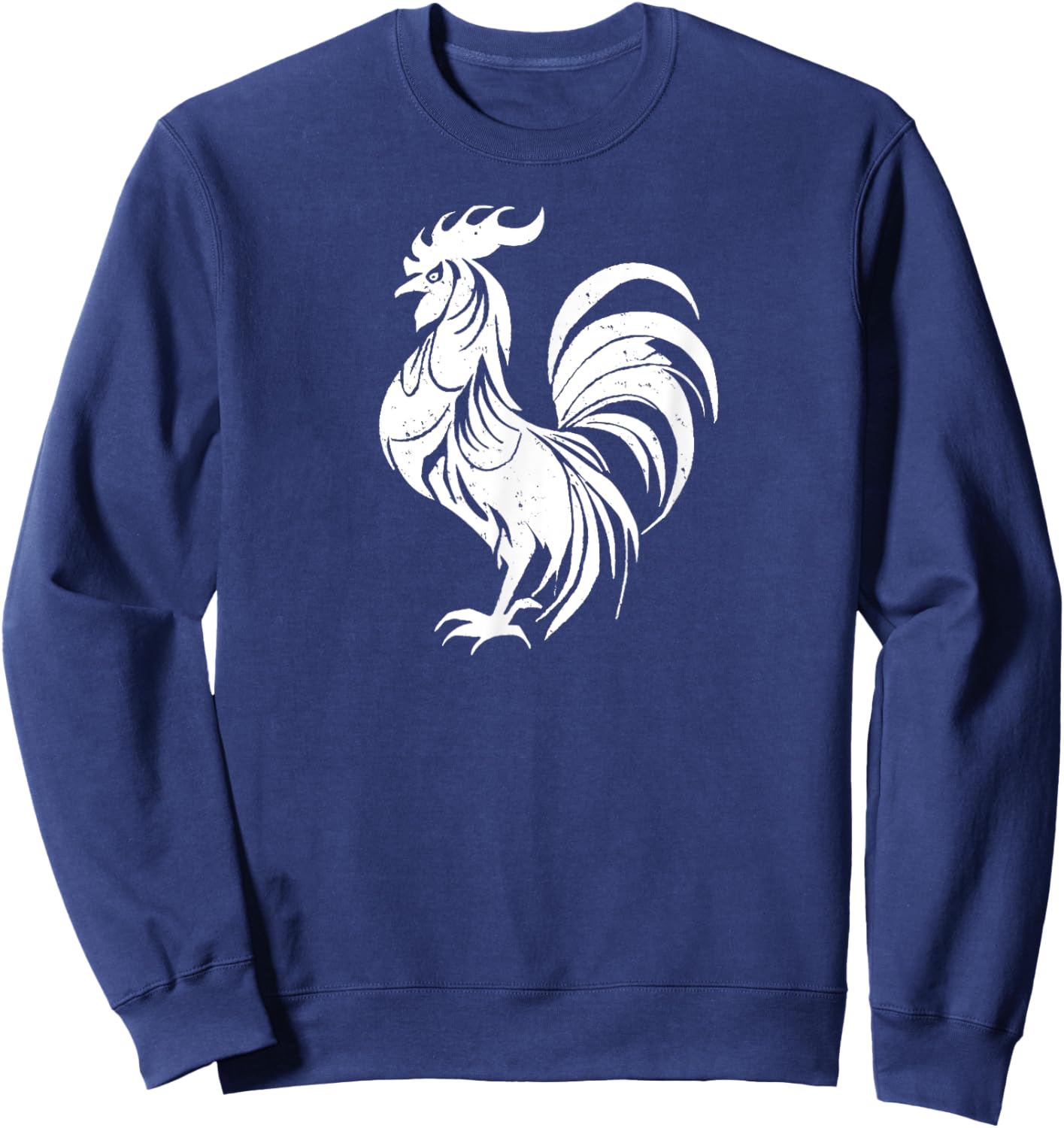 Rooster Country Decor Chicken Gallo Farm Sweatshirt - Sweatshirt | Navy