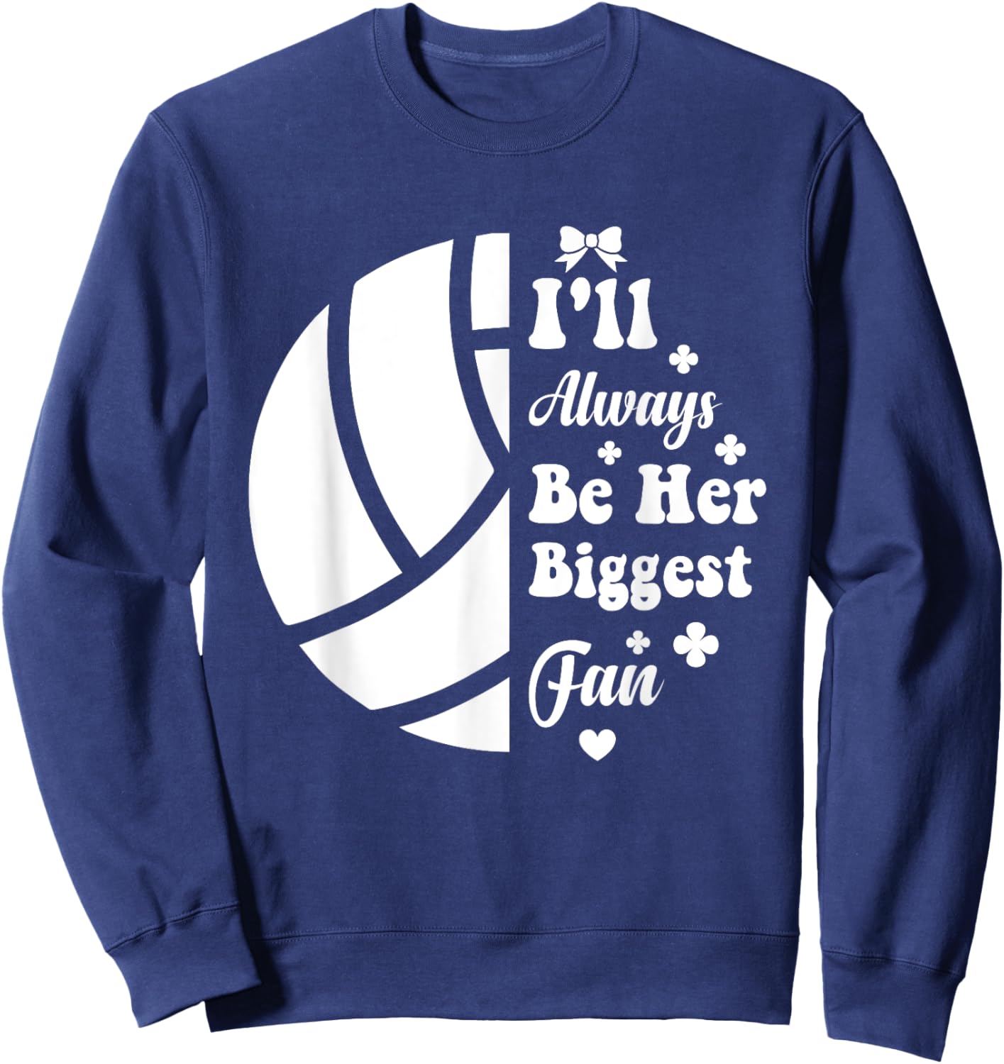 Volleyball Player Funny Volleyball Lover Volleyball Fans Sweatshirt - Sweatshirt | Navy