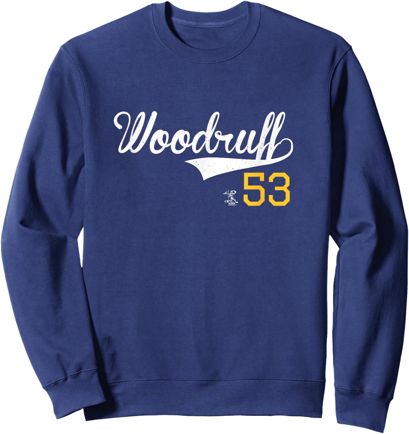 Brandon Woodruff Vintage Gameday Sweatshirt - Sweatshirt | Navy