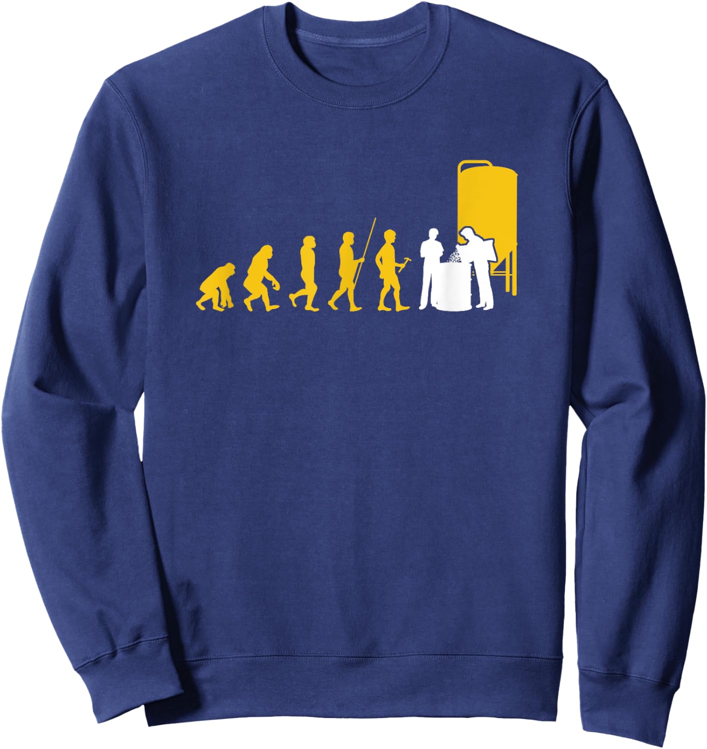Braumeister Stout Malt Pale Ale Craft Beer Brewer Evolution Sweatshirt - Sweatshirt | Navy