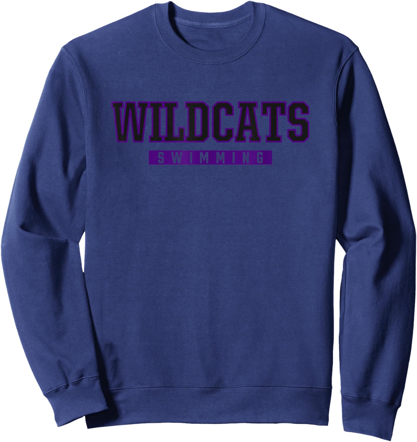 West Ashley Wildcats Swimming Sweatshirt - Sweatshirt | Navy
