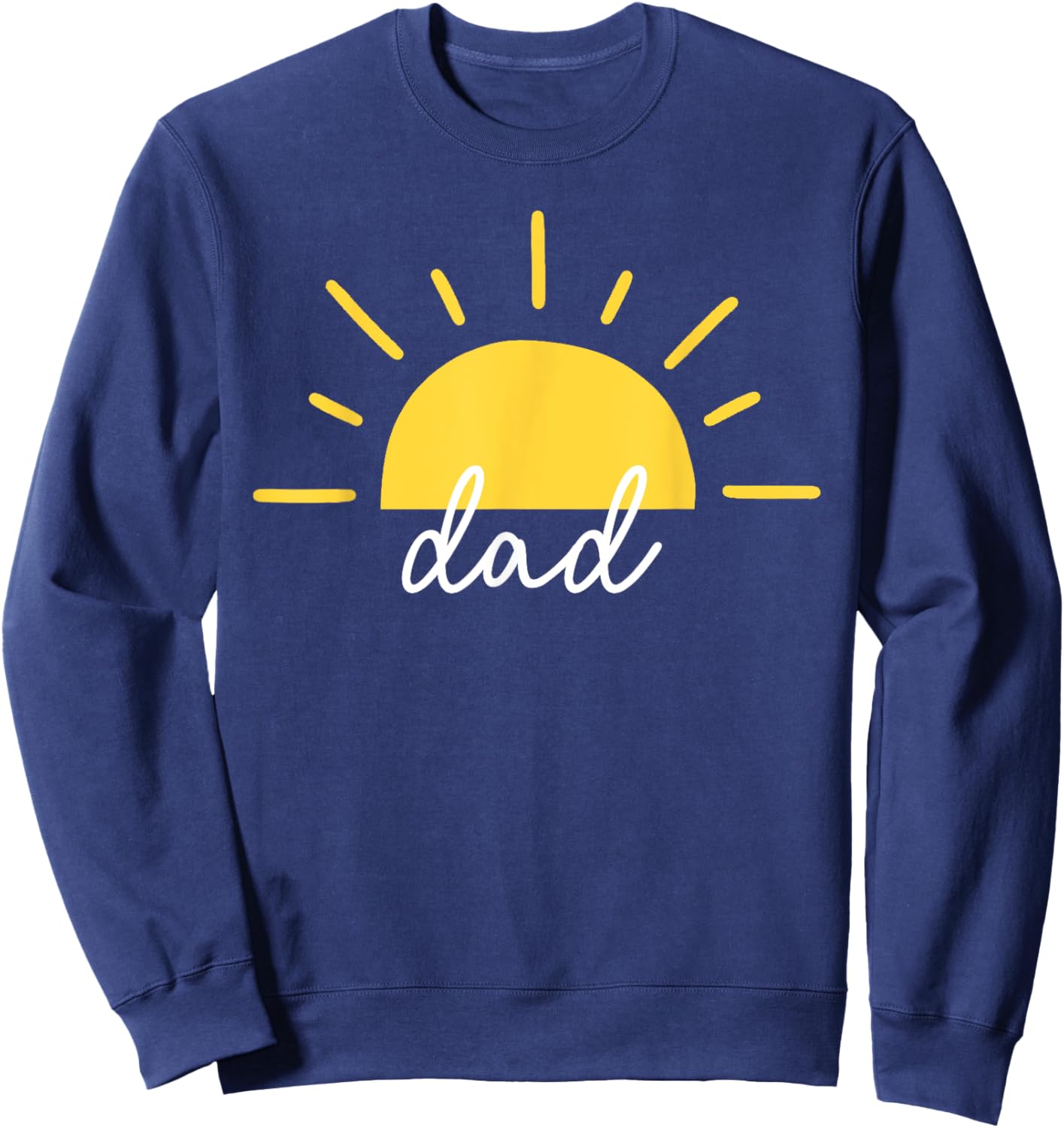 Dad of the 1st Birthday First Trip Around the Sun Party Boys Sweatshirt - Sweatshirt | Navy