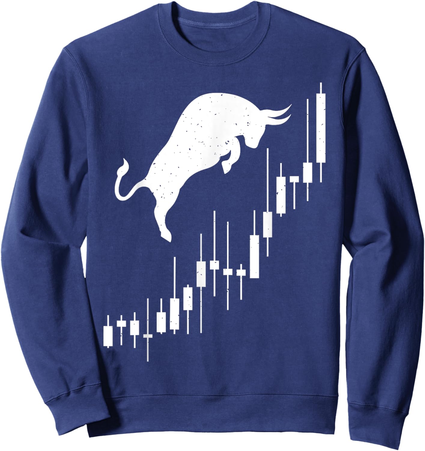 Cool Stock Market Art Women Stock Trading Day Trader Sweatshirt - Sweatshirt | Navy