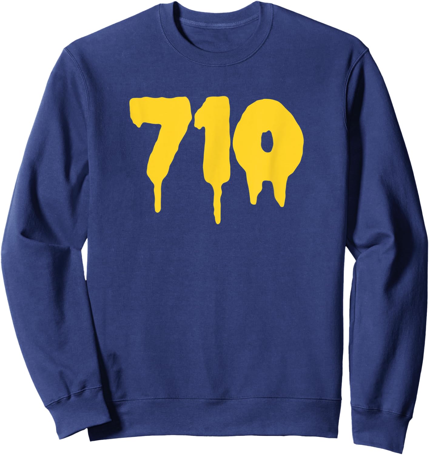 710 T Shirt For Stoners Gift Weed Oil Wax Shatter 420 Sweatshirt - Sweatshirt | Navy