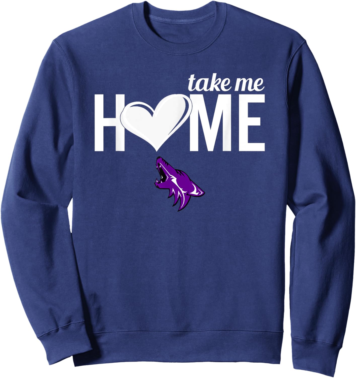 Anna Coyotes Logo Take Me Home HS Sweatshirt - Sweatshirt | Navy