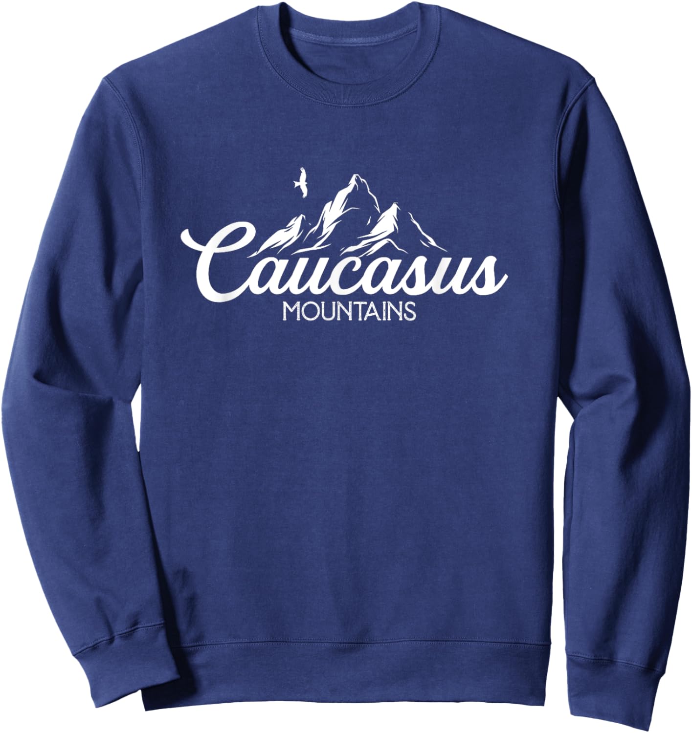 Caucasus Mountains | Patriotic Caucasian | Caucasian Nature Men Sweatshirt - Sweatshirt | Navy