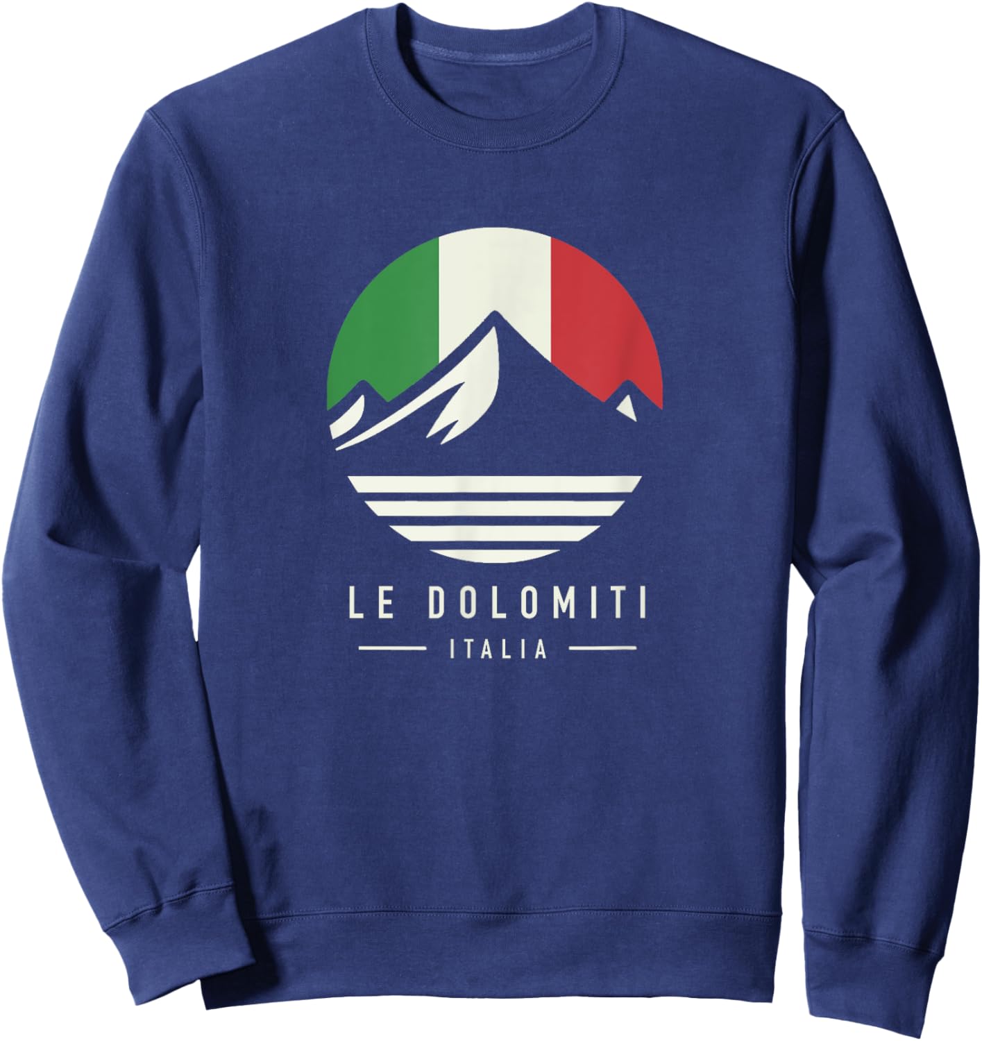 The Dolomiti Italia | The Dolomites Italian Mountains Sweatshirt - Sweatshirt | Navy