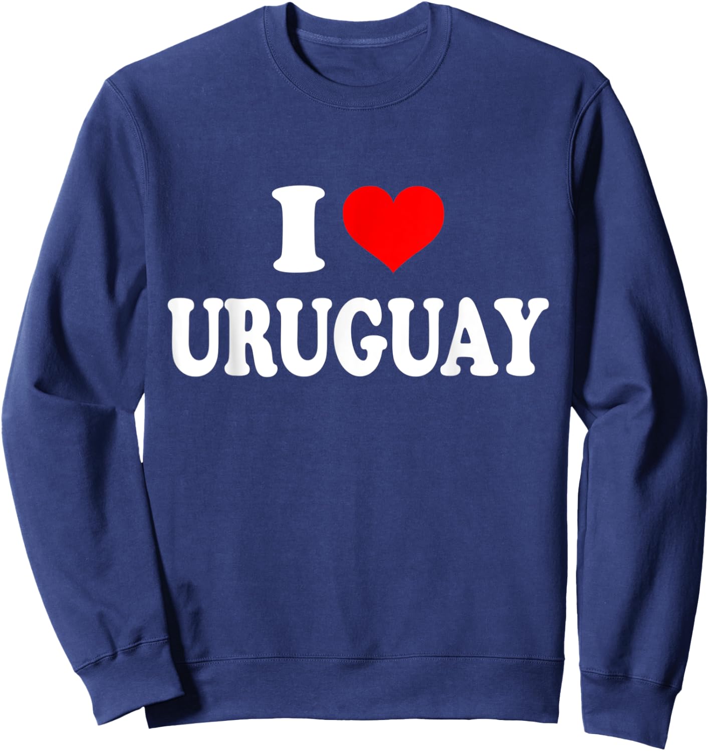 I Love Uruguay Sweatshirt - Sweatshirt | Navy