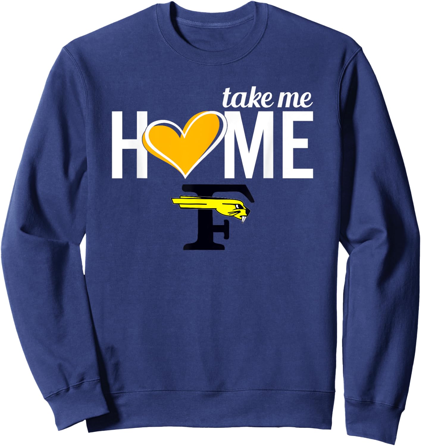 Forney Jackrabbits Logo Take Me Home HS Sweatshirt - Sweatshirt | Navy