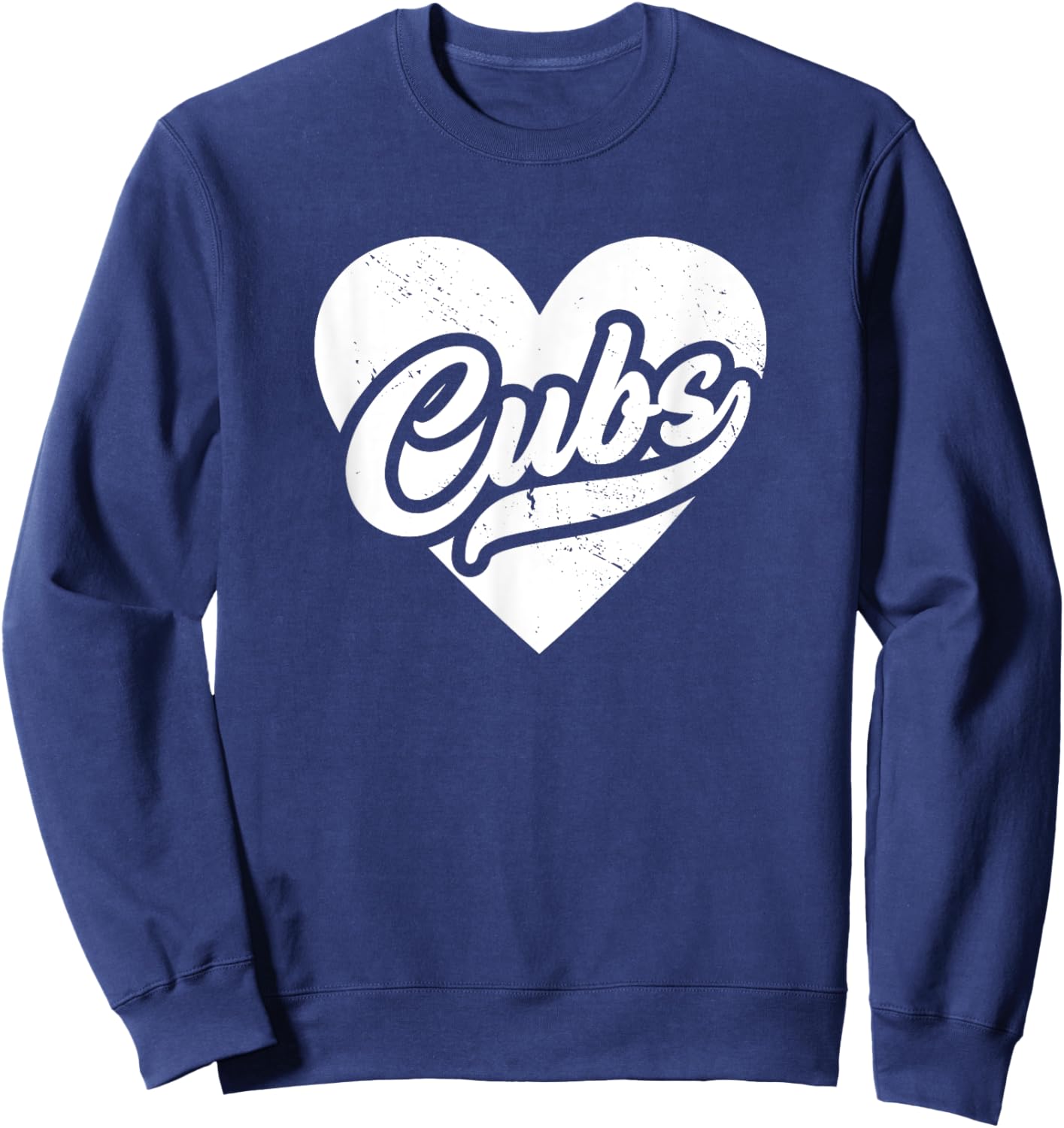 Vintage Cubs High School Spirit Go Cubs Pride Cubs Love Sweatshirt - Sweatshirt | Navy