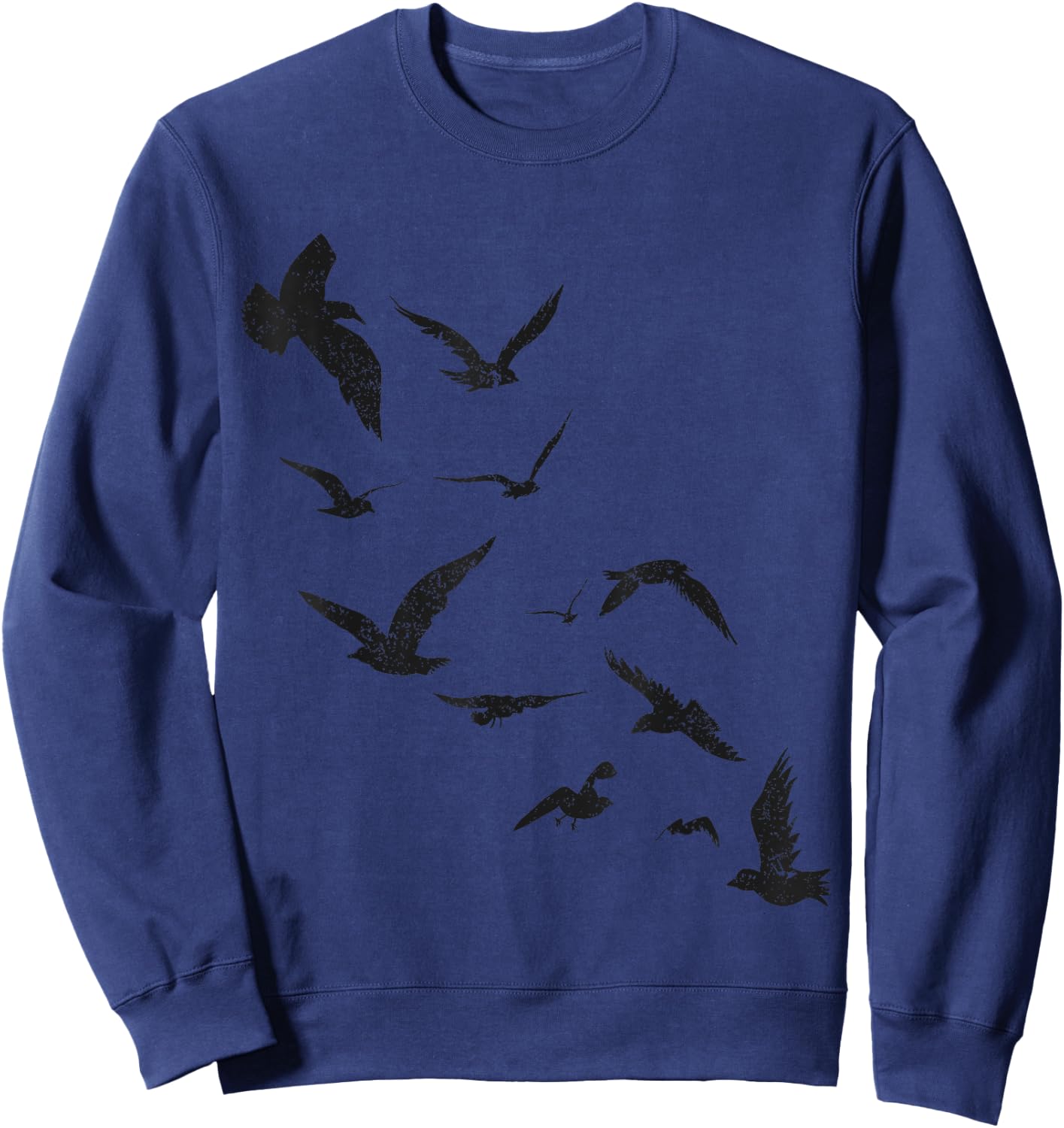 Majestic Flying Birds Of The Sky Sweatshirt - Sweatshirt | Navy