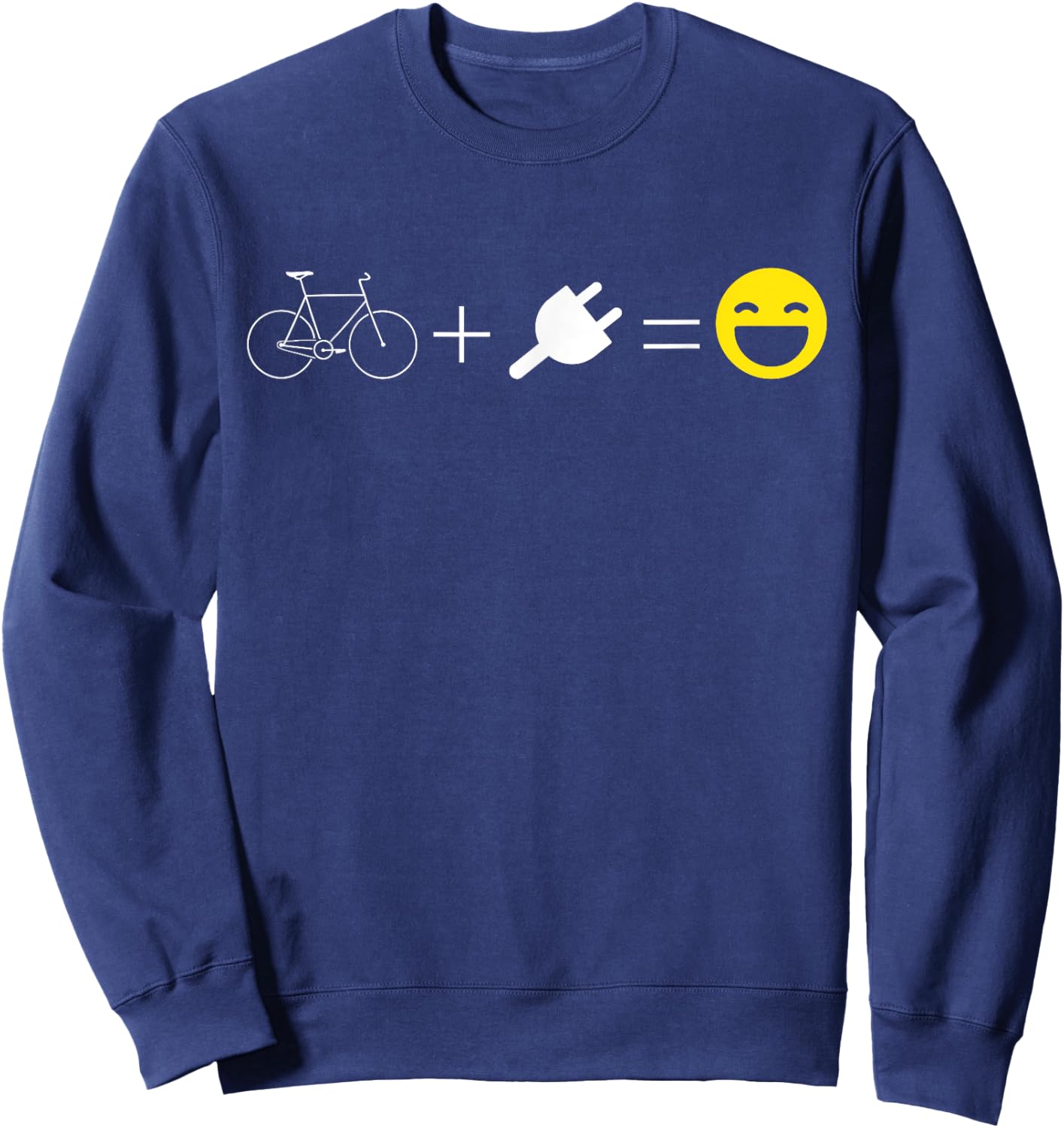 EBike Equation E Bike Electric Bicycle Pedelec Cyclist Sweatshirt - Sweatshirt | Navy