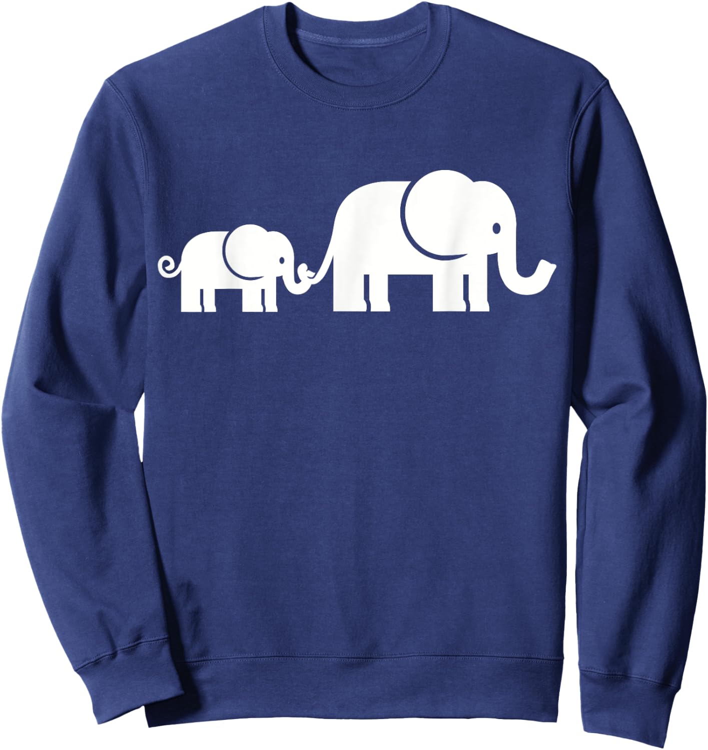 Elephant family Sweatshirt - Sweatshirt | Navy