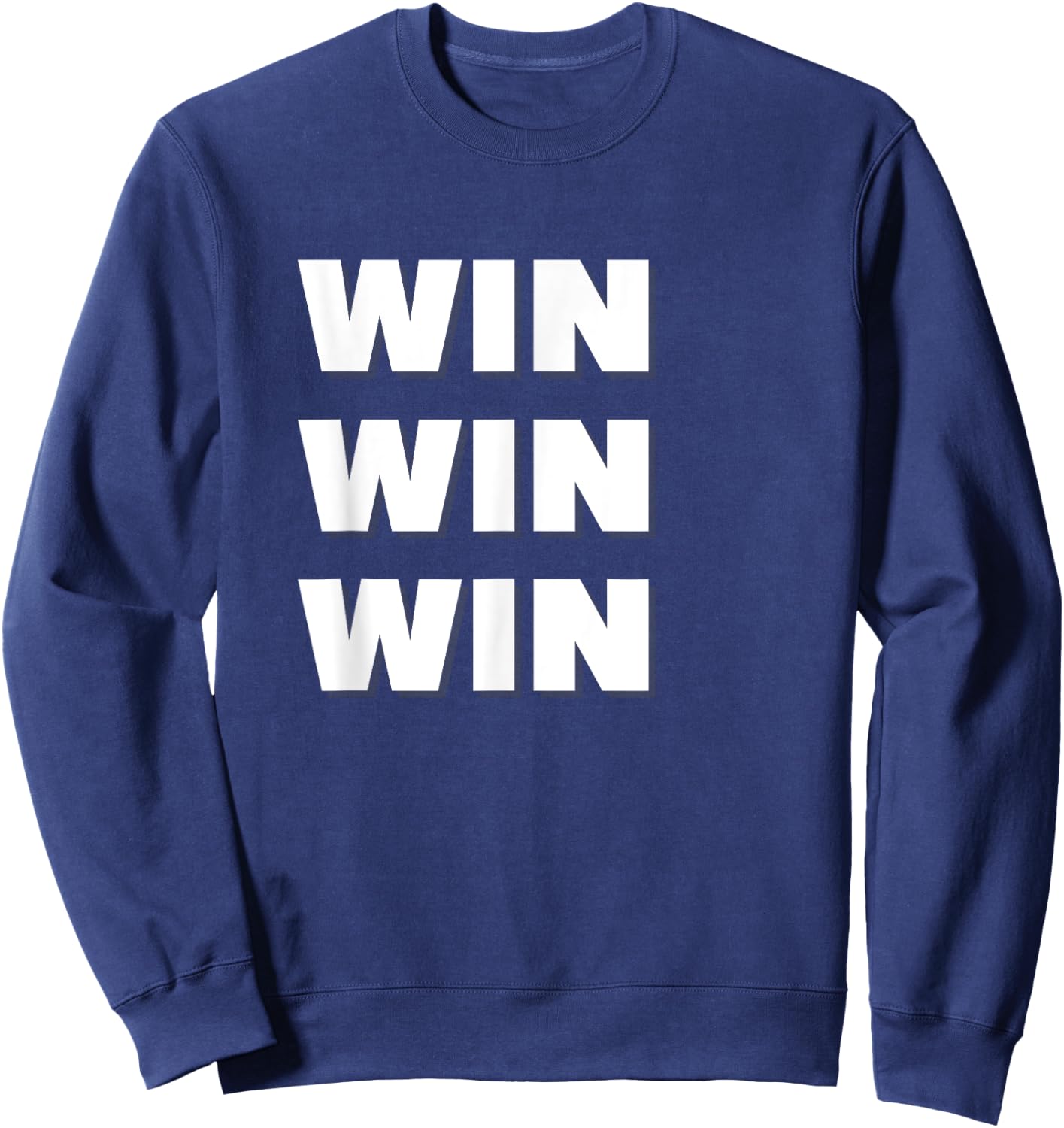 Win Win Win Sweatshirt - Sweatshirt | Navy