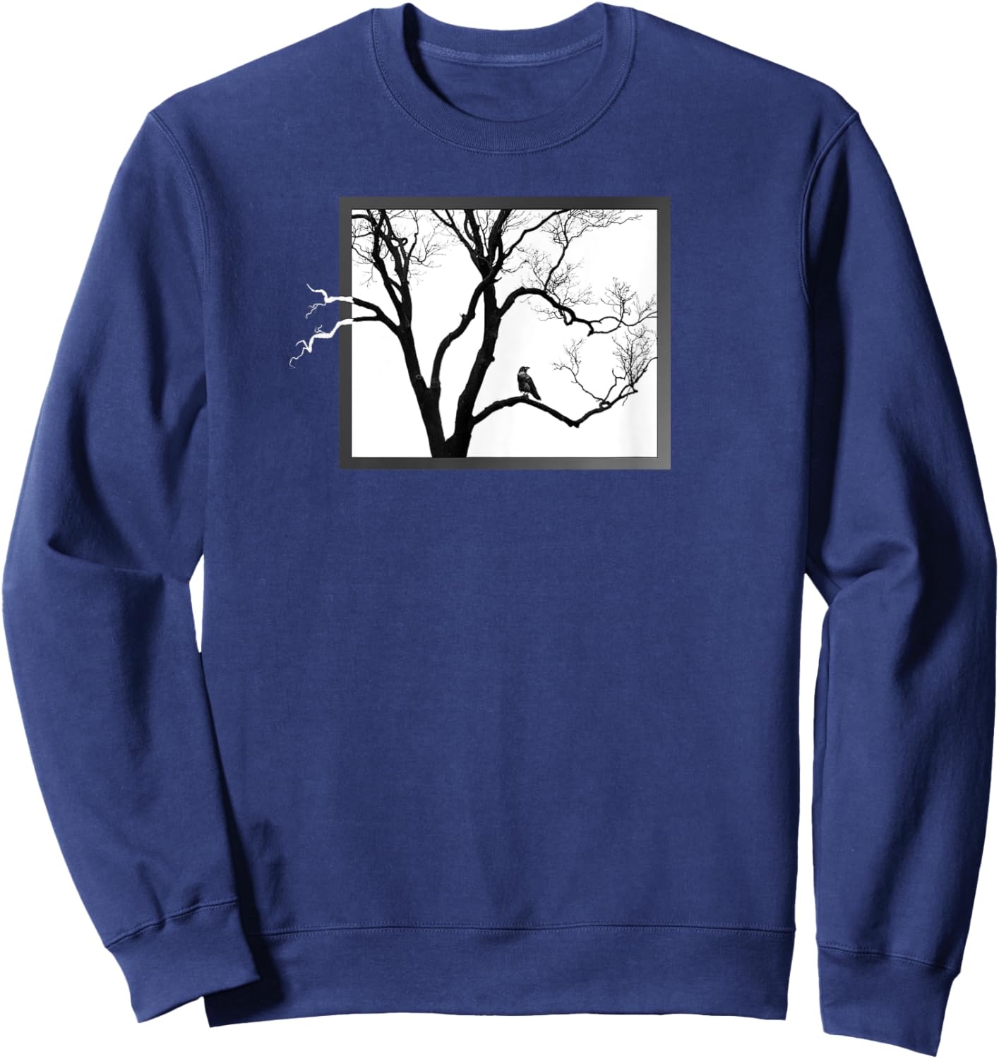 Crow in the Tree - Gift Sweatshirt - Sweatshirt | Navy