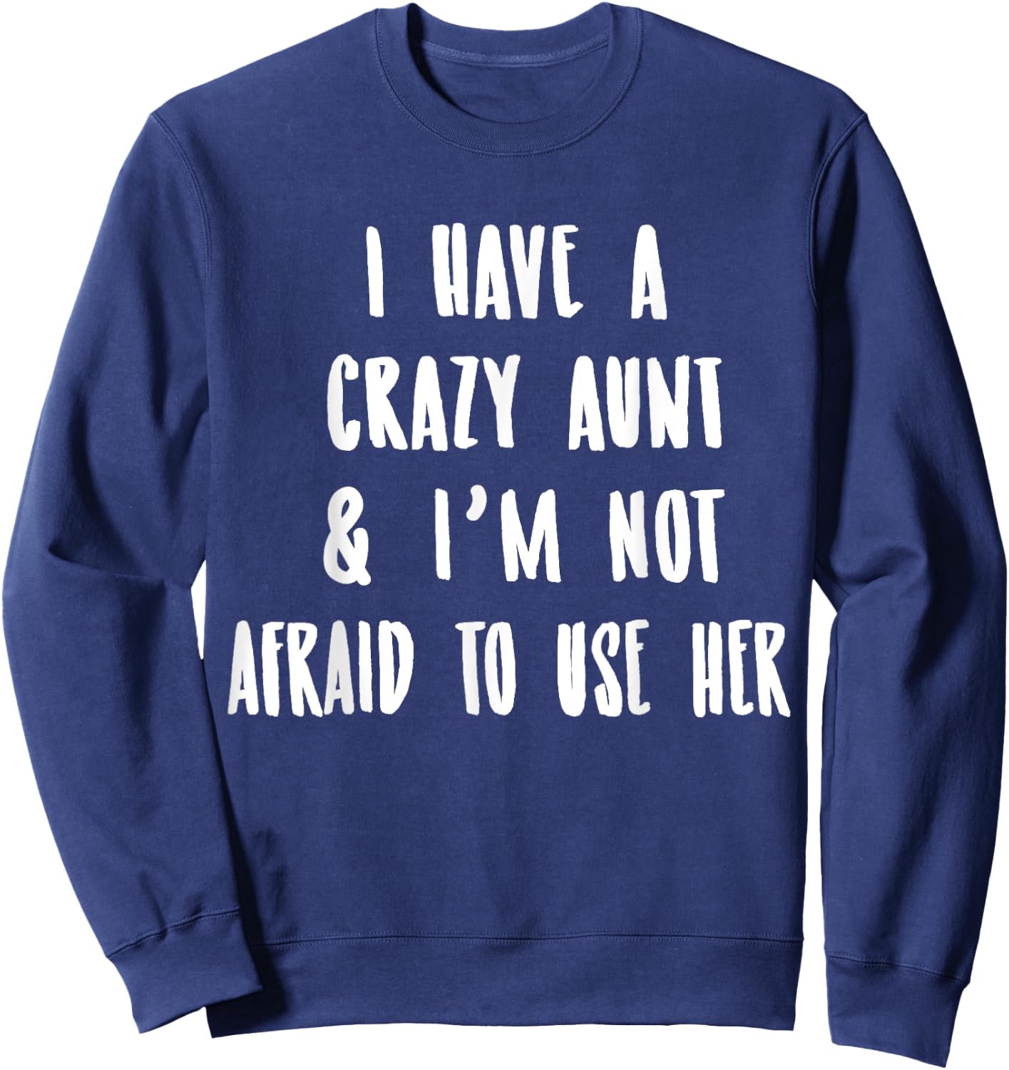 Funny Gift Nephew Niece Birthday Aunt Week Gift Best Auntie Sweatshirt - Sweatshirt | Navy