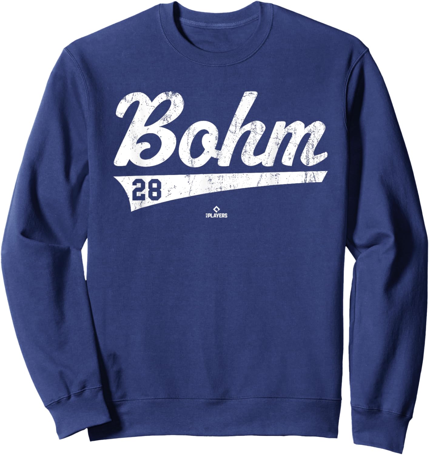 Vintage Gameday Alec Bohm Philadelphia MLBPA Sweatshirt - Sweatshirt | Navy