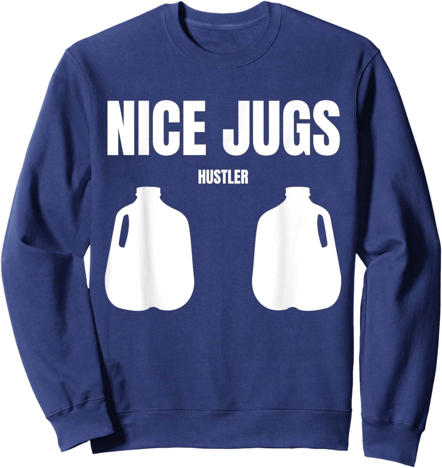 Nice Jugs hustler Sweatshirt - Sweatshirt | Navy