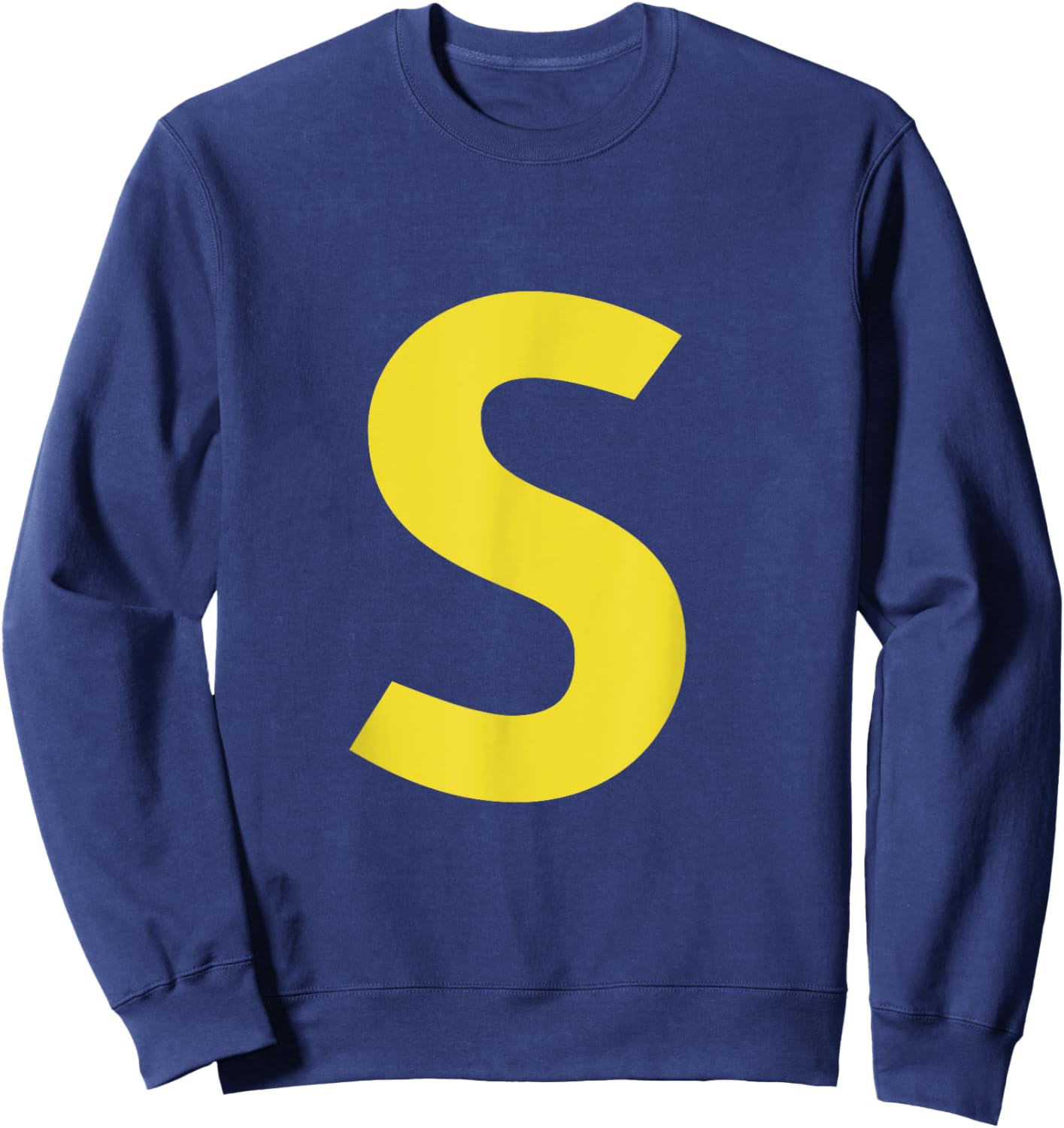 letter S funny chipmunk group matching halloween costume Sweatshirt - Sweatshirt | Navy