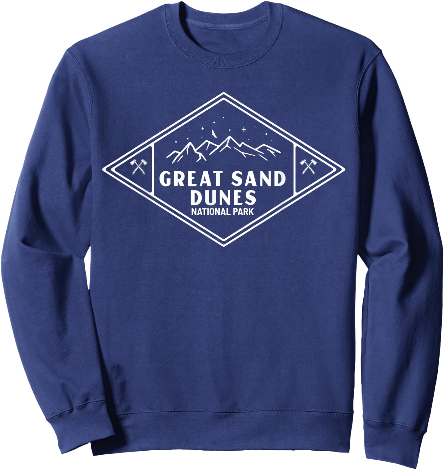 Great Sand Dunes National Park Explore Adventure Camp Sweatshirt - Sweatshirt | Navy