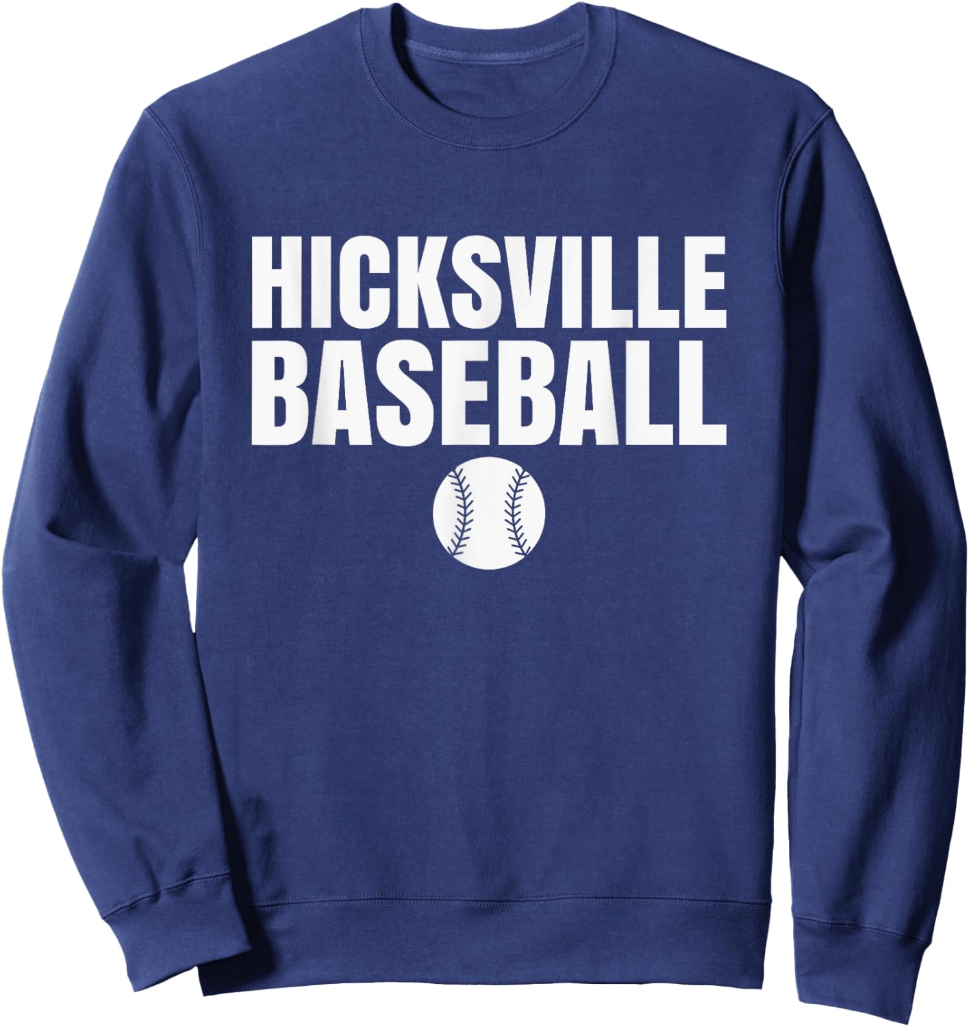 Hicksville High School Baseball Sweatshirt - Sweatshirt | Navy