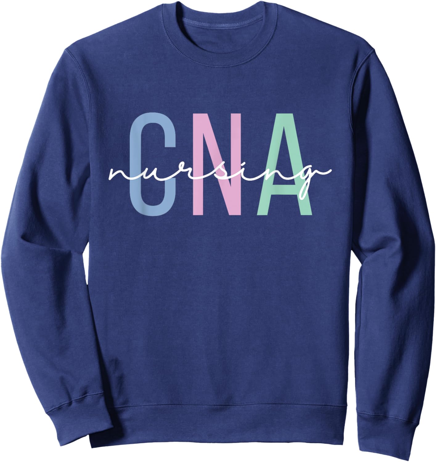 Occupational Nurse Ideas -Adults Nurse Themed , Black, Small, Short Sleeve Sweatshirt - Sweatshirt | Navy