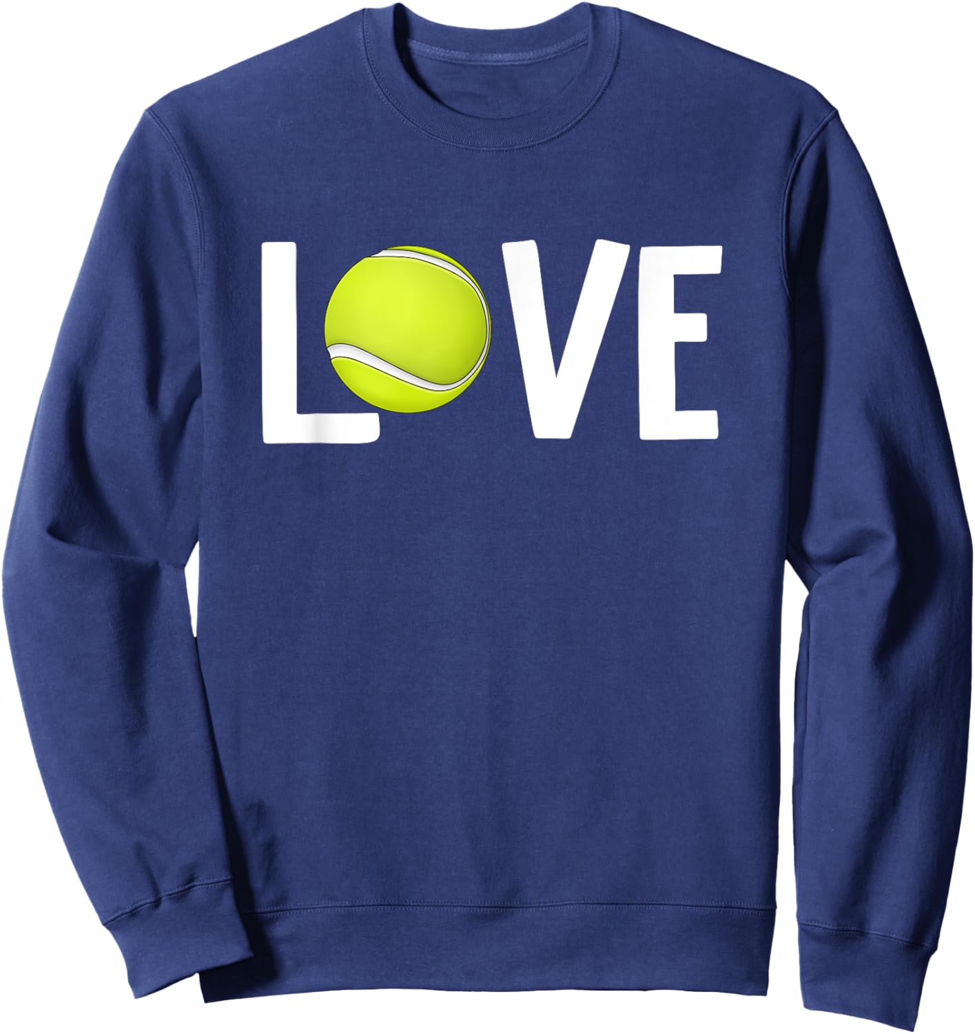 Valentine's Day LOVE Tennis Sweatshirt - Sweatshirt | Navy