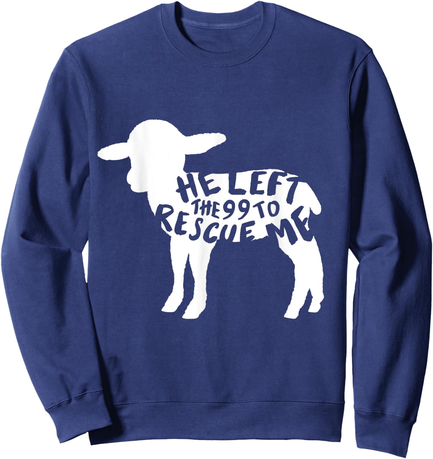 The Lamb of God Sweatshirt - Sweatshirt | Navy