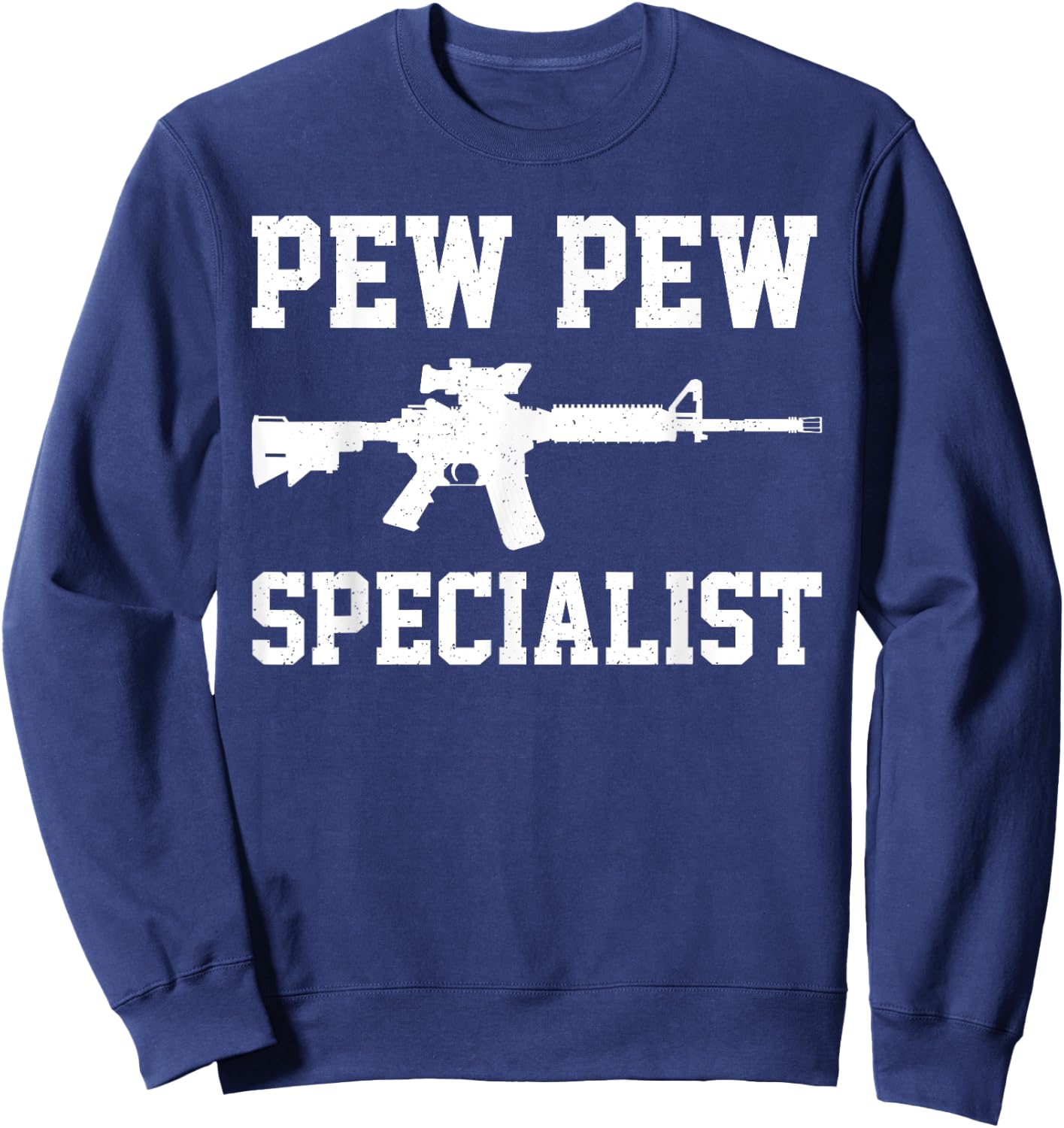 Funny Airsoft Art Women Tactical Gun Combat Airsoft Sweatshirt - Sweatshirt | Navy