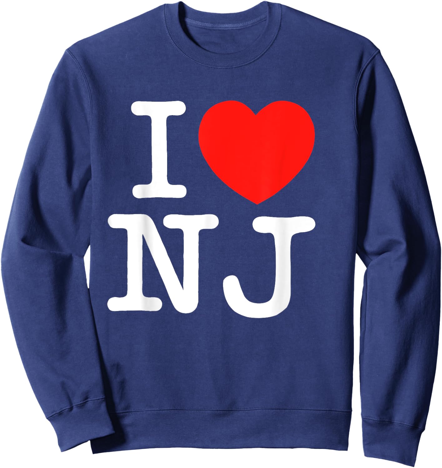 I heart NJ Sweatshirt - Sweatshirt | Navy