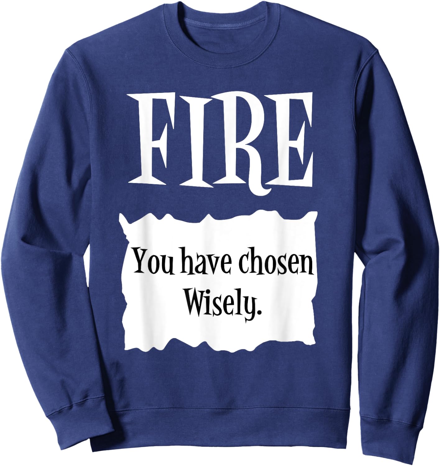 FIRE - Hot Packet Halloween Taco Costume Sweatshirt - Sweatshirt | Navy