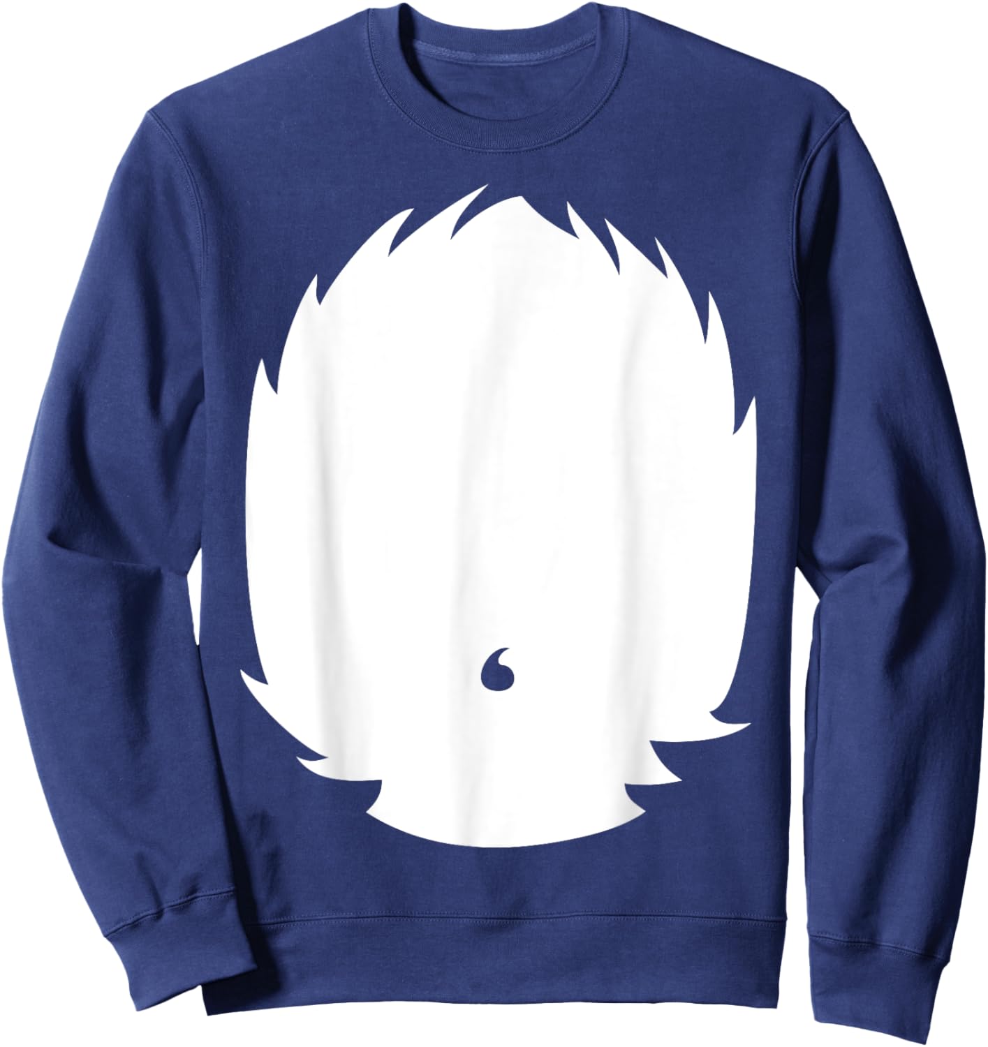 Animal Belly DIY Halloween Costume Badger Panda Raccoon Dog Sweatshirt - Sweatshirt | Navy