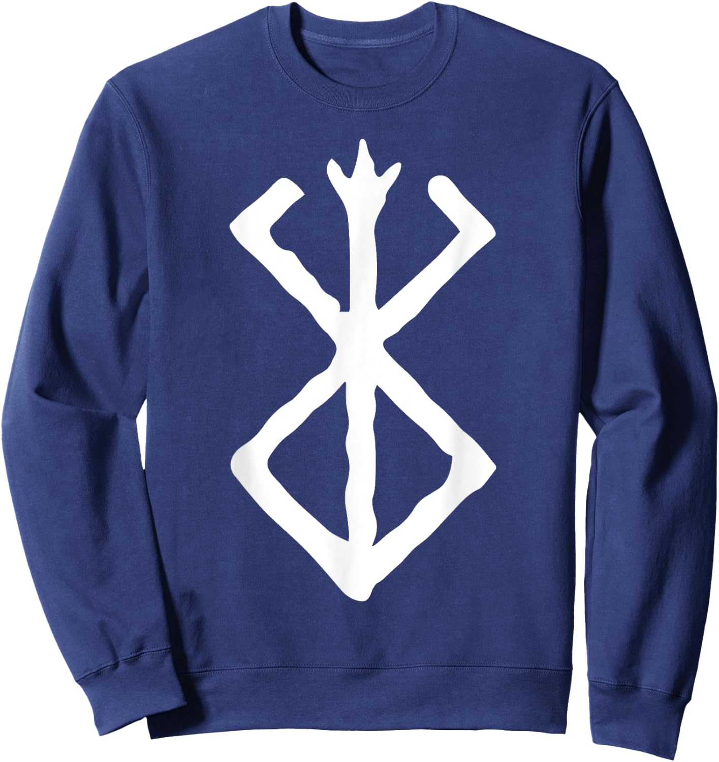 Signs and Symbols Men's Black Viking Rune Sweatshirt - Sweatshirt | Navy