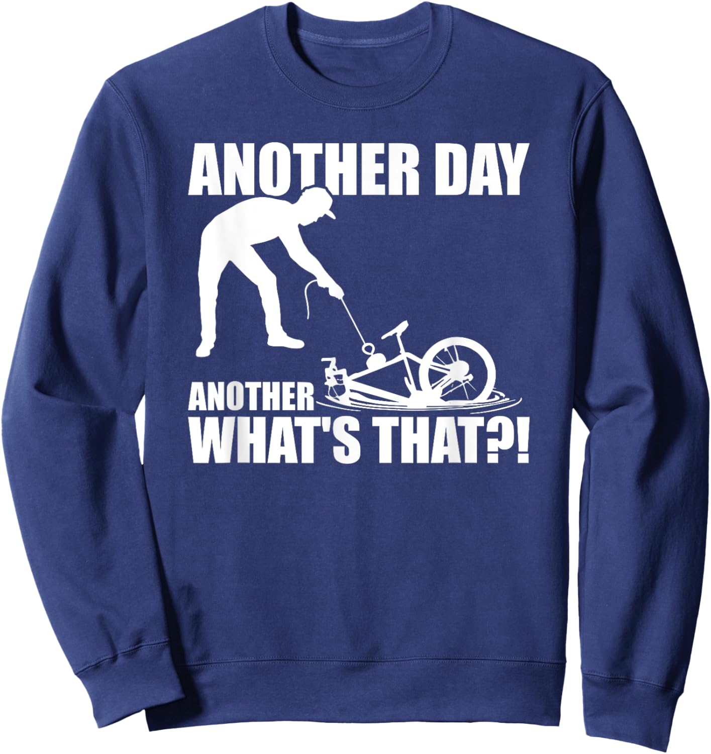 Another Day Another What's That Magnet Fishing Sweatshirt - Sweatshirt | Navy