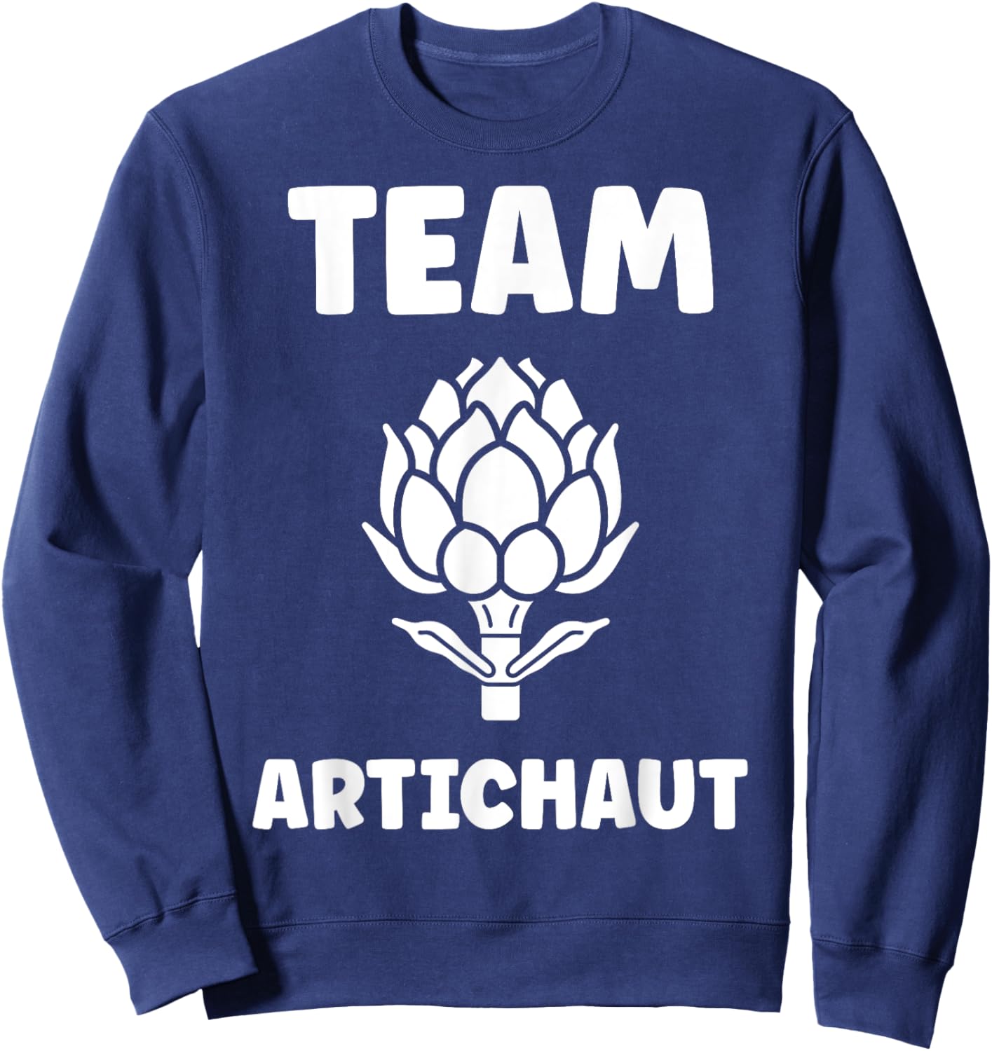 Humour Artichokes Vegetable Simple Team Artichoke Sweatshirt - Sweatshirt | Navy